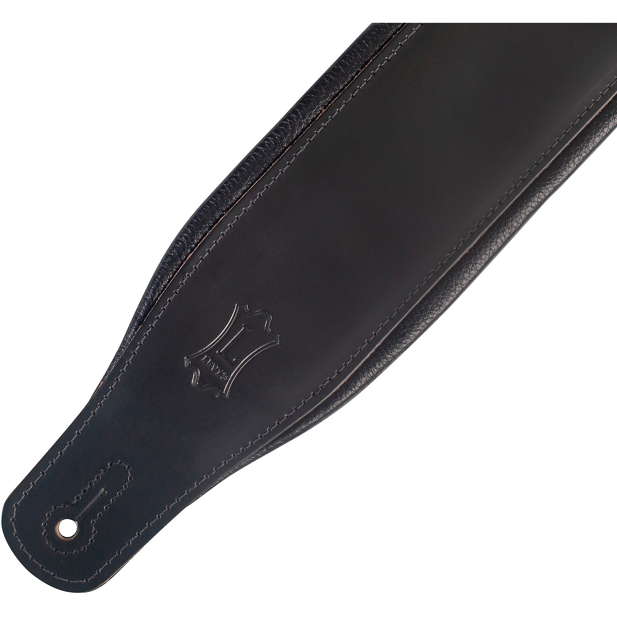 Levy's M26PD 3-inch Wide Top Grain Leather Guitar Strap
