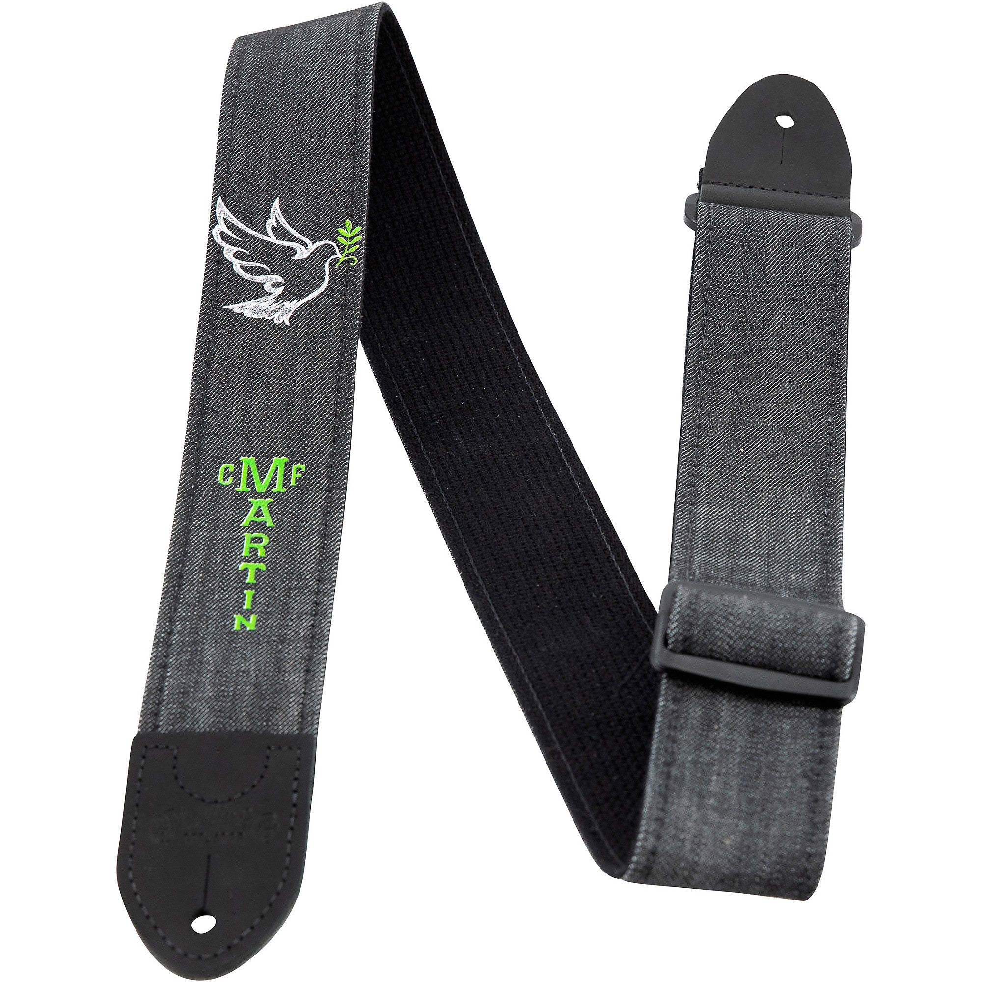 Martin 2-inch Dove Denim Guitar Strap Denim