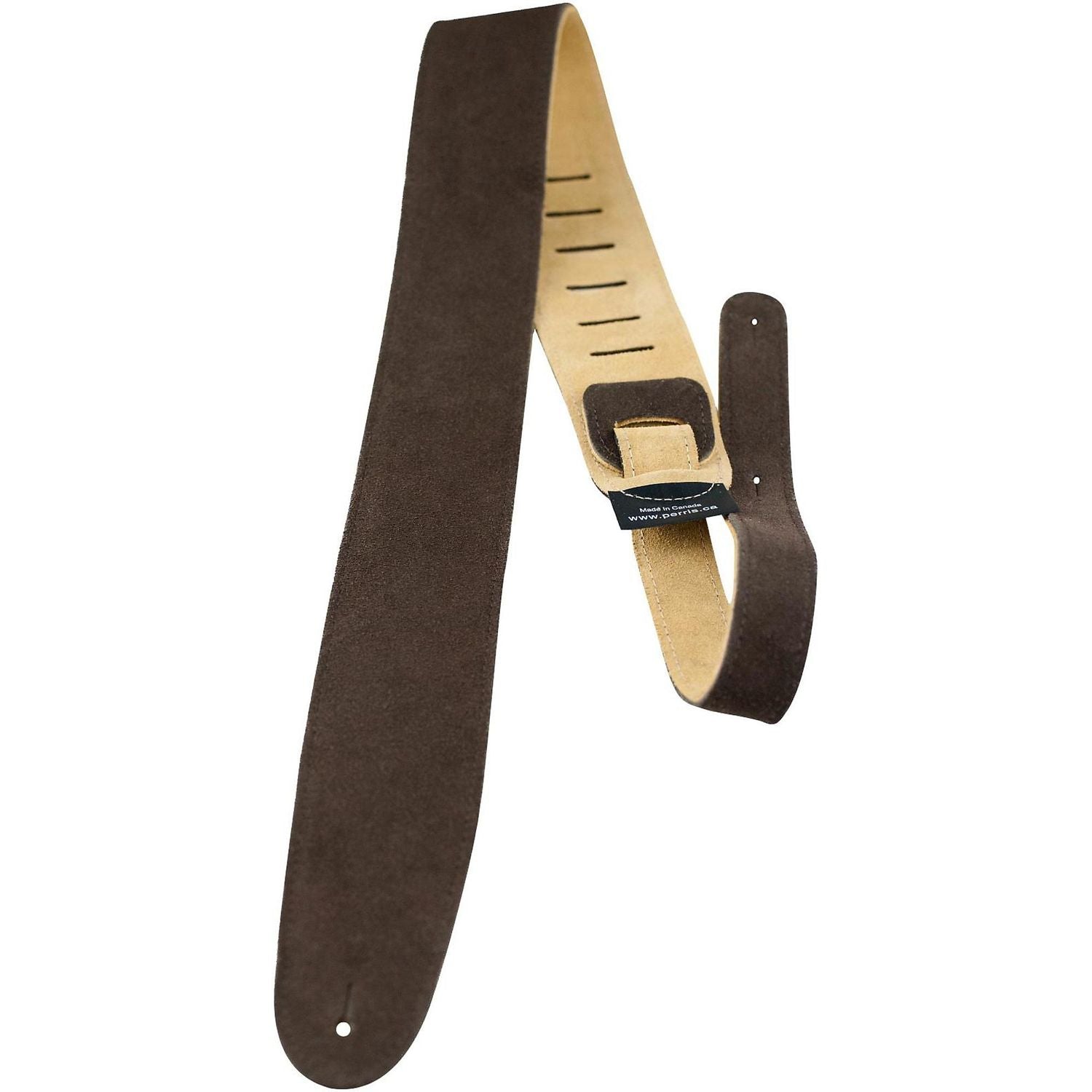 Perri's 2-1/2-inch Suede Leather Guitar Strap