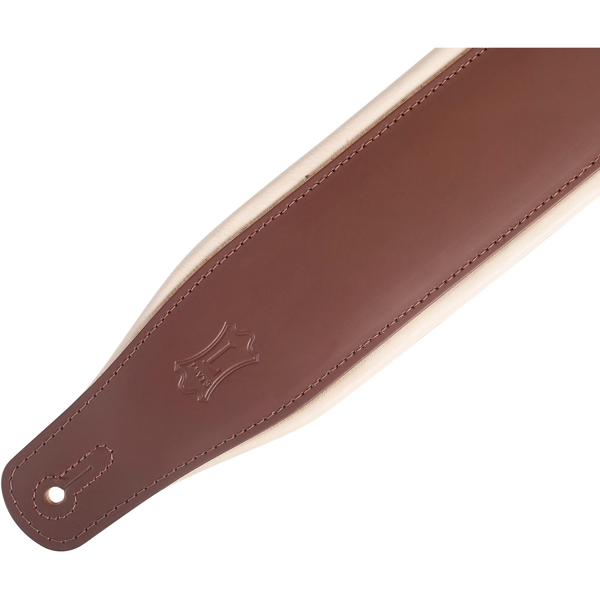 Levy's M26PD 3-inch Wide Top Grain Leather Guitar Strap