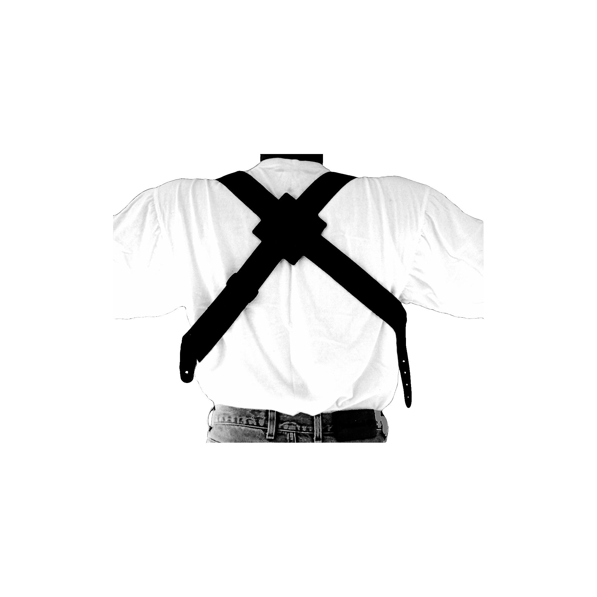 Slider Straps Dual Shoulder Strap Black