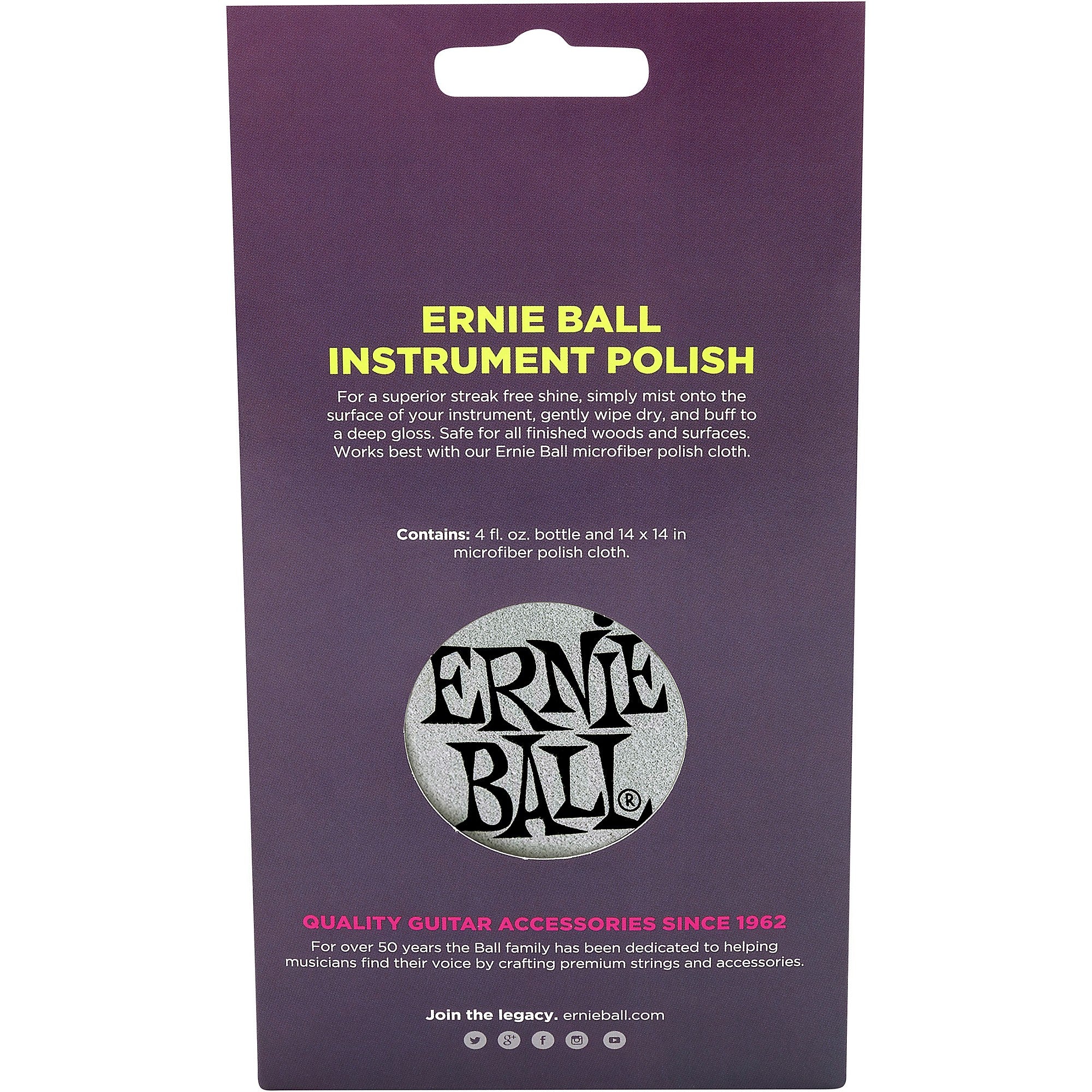 Ernie Ball Guitar Polish And Cloth