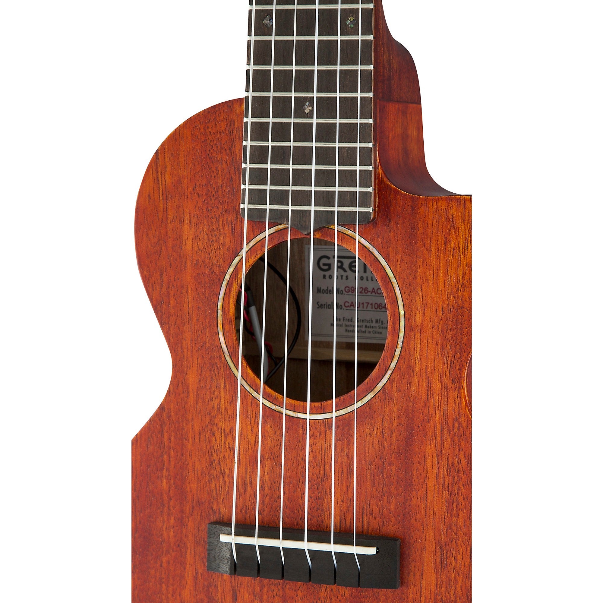 Gretsch Guitars G9126 A.C.E. Guitar-Ukulele, Acoustic-Electric Mahogany