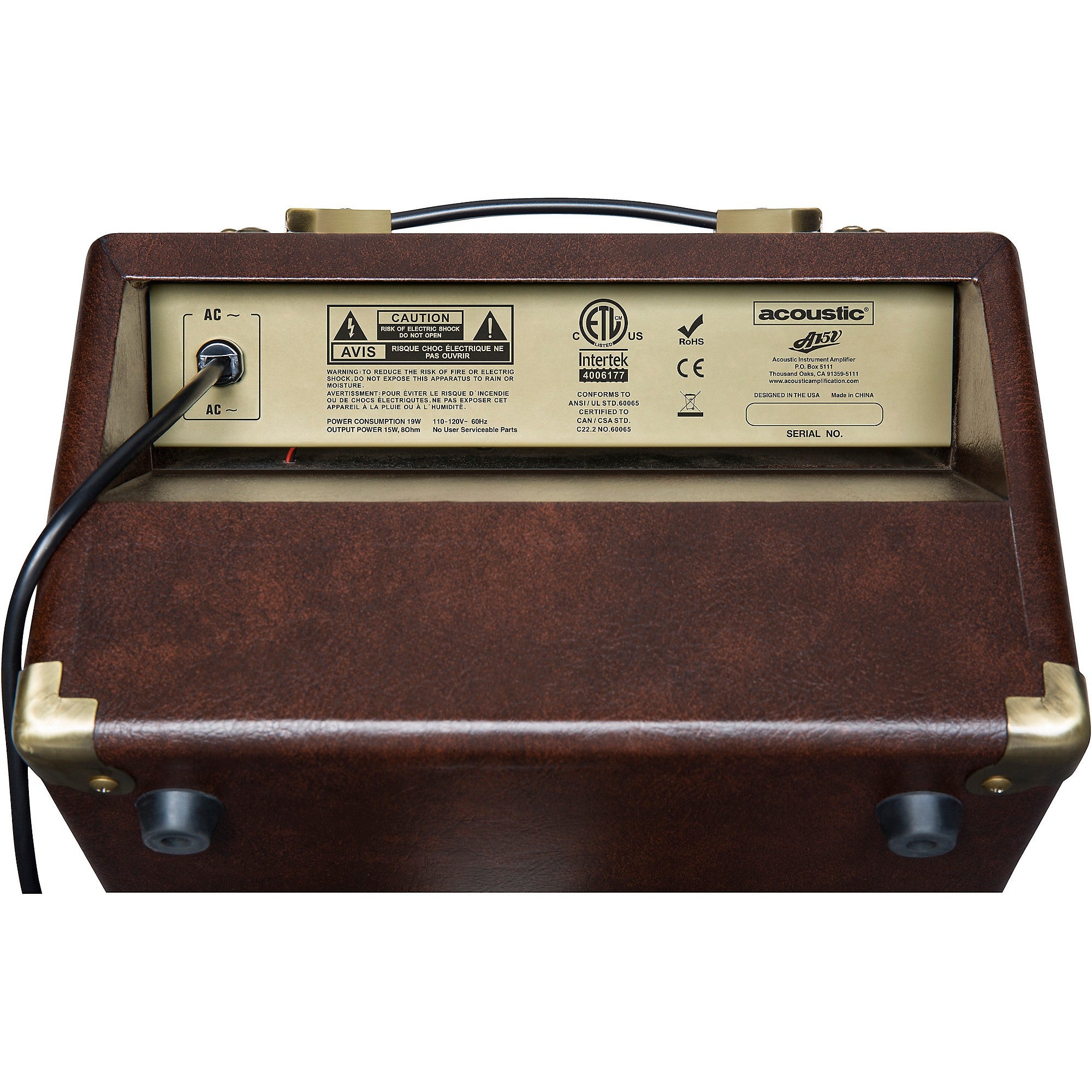 Acoustic A15V 15W 1x6.5 Acoustic Combo Amp