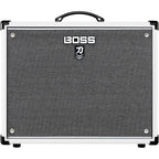 BOSS Limited-Edition Katana KTN-100 MkII 100W 1x12 Gray Grille Cloth Guitar Combo Amplifier White