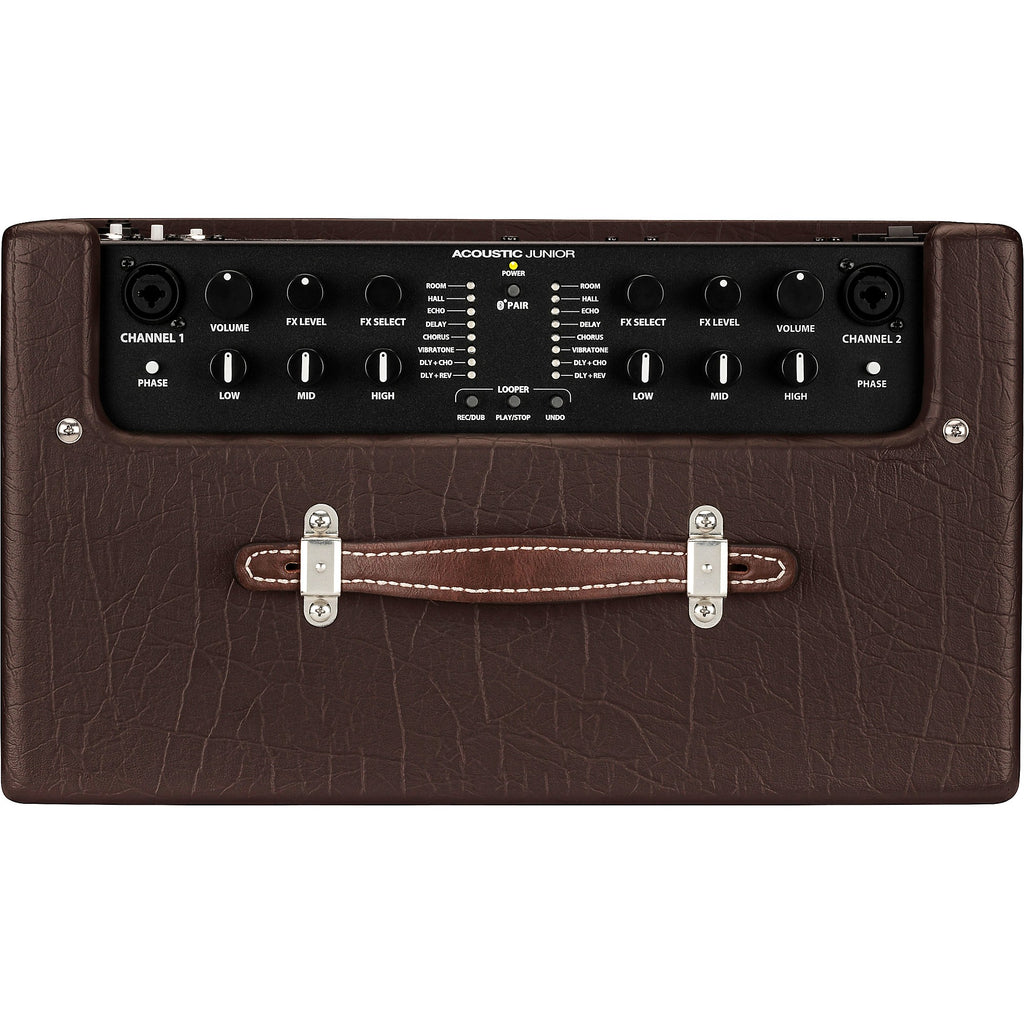 Fender Acoustic Jr 100W 1x8 Acoustic Guitar Combo Amplifier Dark Brown Vinyl
