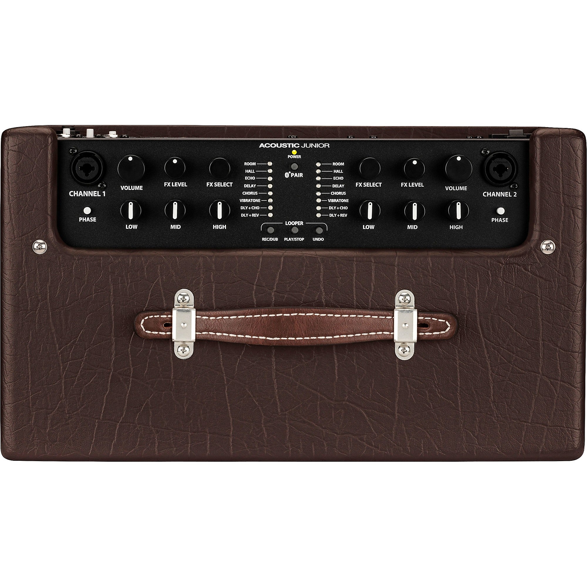 Fender Acoustic Jr 100W 1x8 Acoustic Guitar Combo Amplifier Dark Brown Vinyl