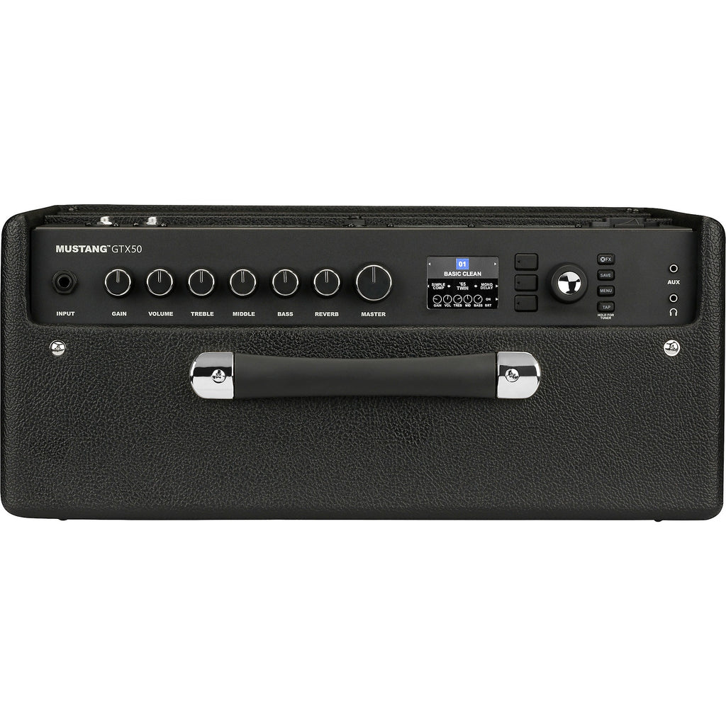 Fender Mustang GTX50 50W 1x12 Guitar Combo Amp Black