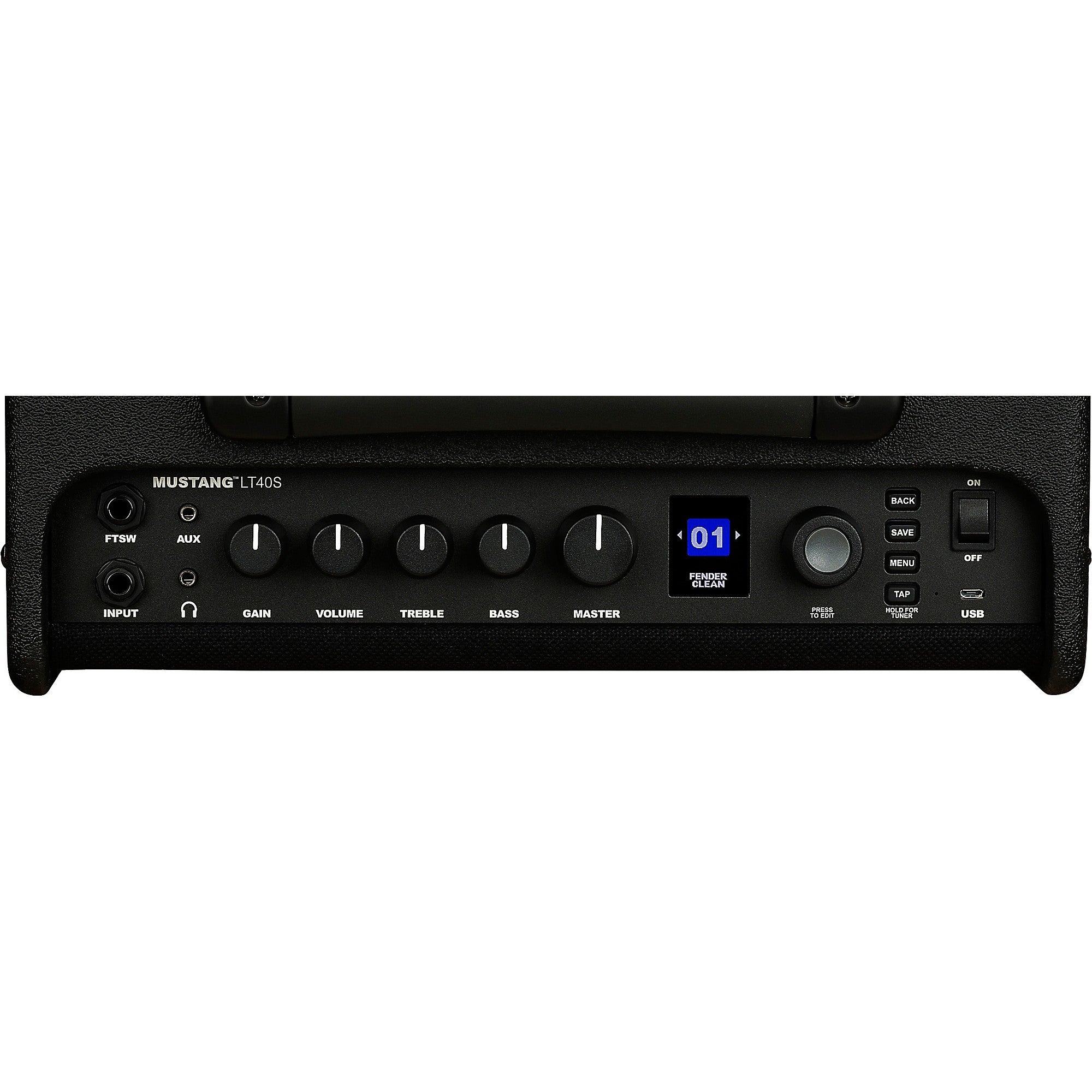 Fender Mustang LT40S 40W 2x4 Guitar Combo Amp Black