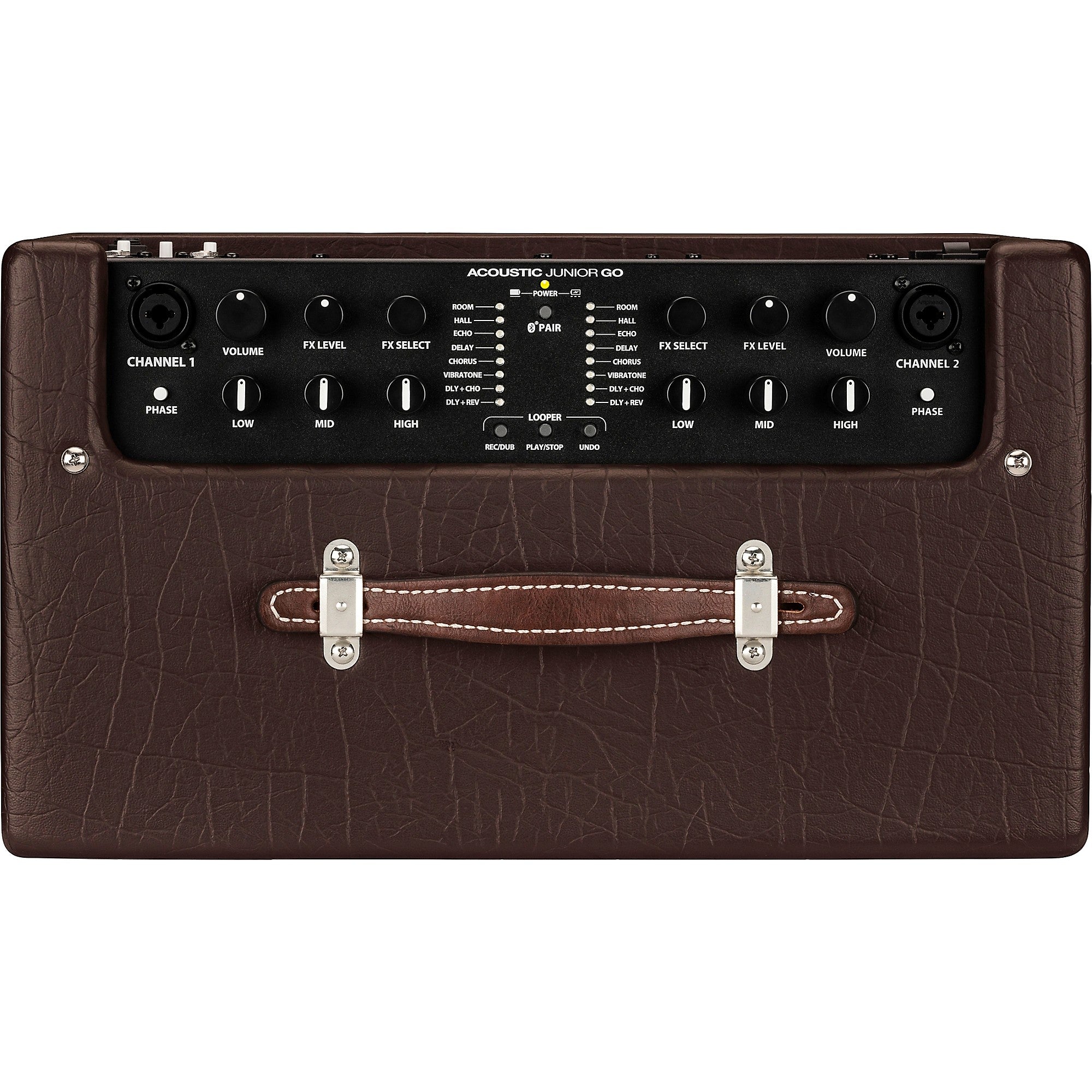 Fender Acoustic Jr GO 100W 1x8 Acoustic Guitar Combo Amplifier Dark Brown Vinyl