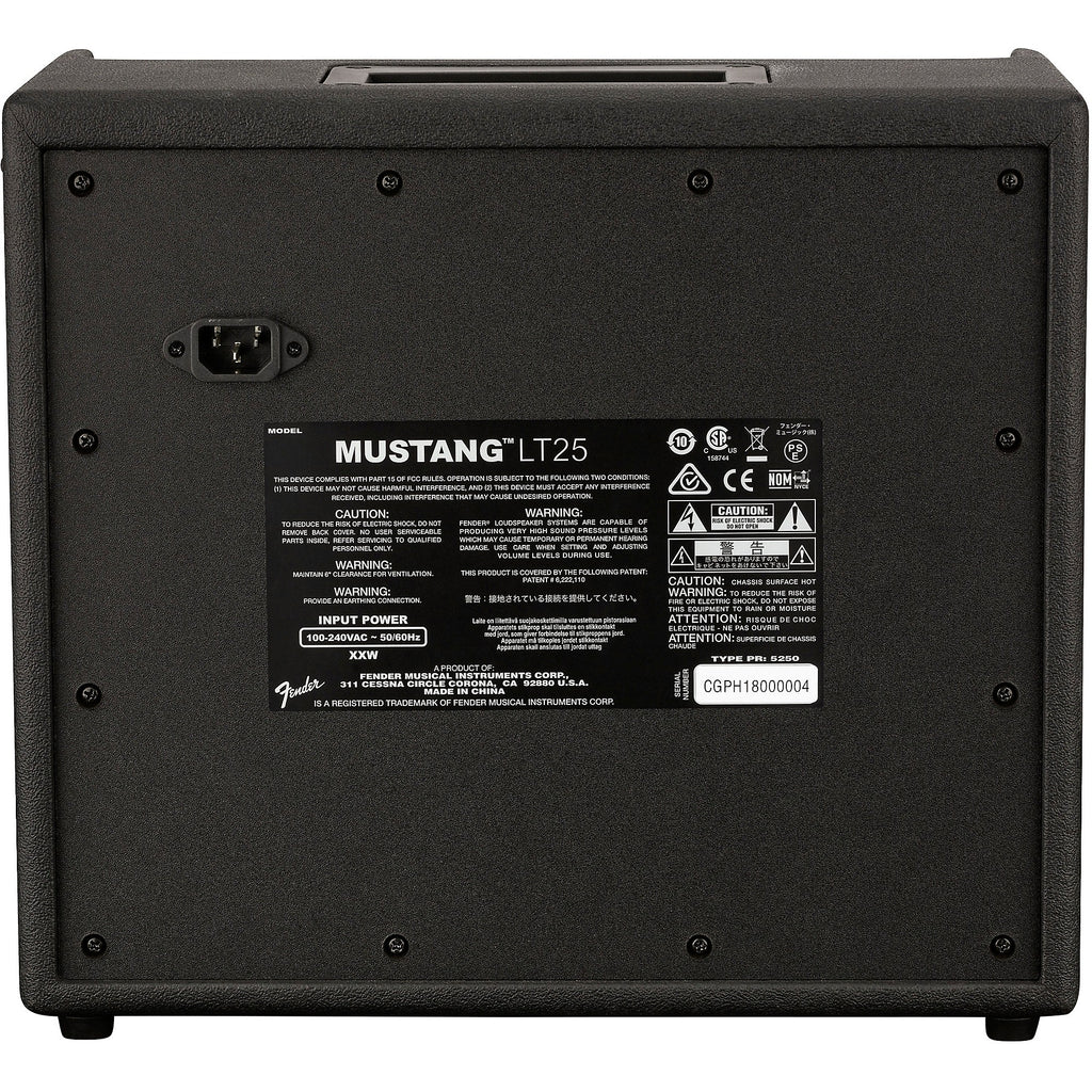 Fender Mustang LT25 25W 1x8 Guitar Combo Amp