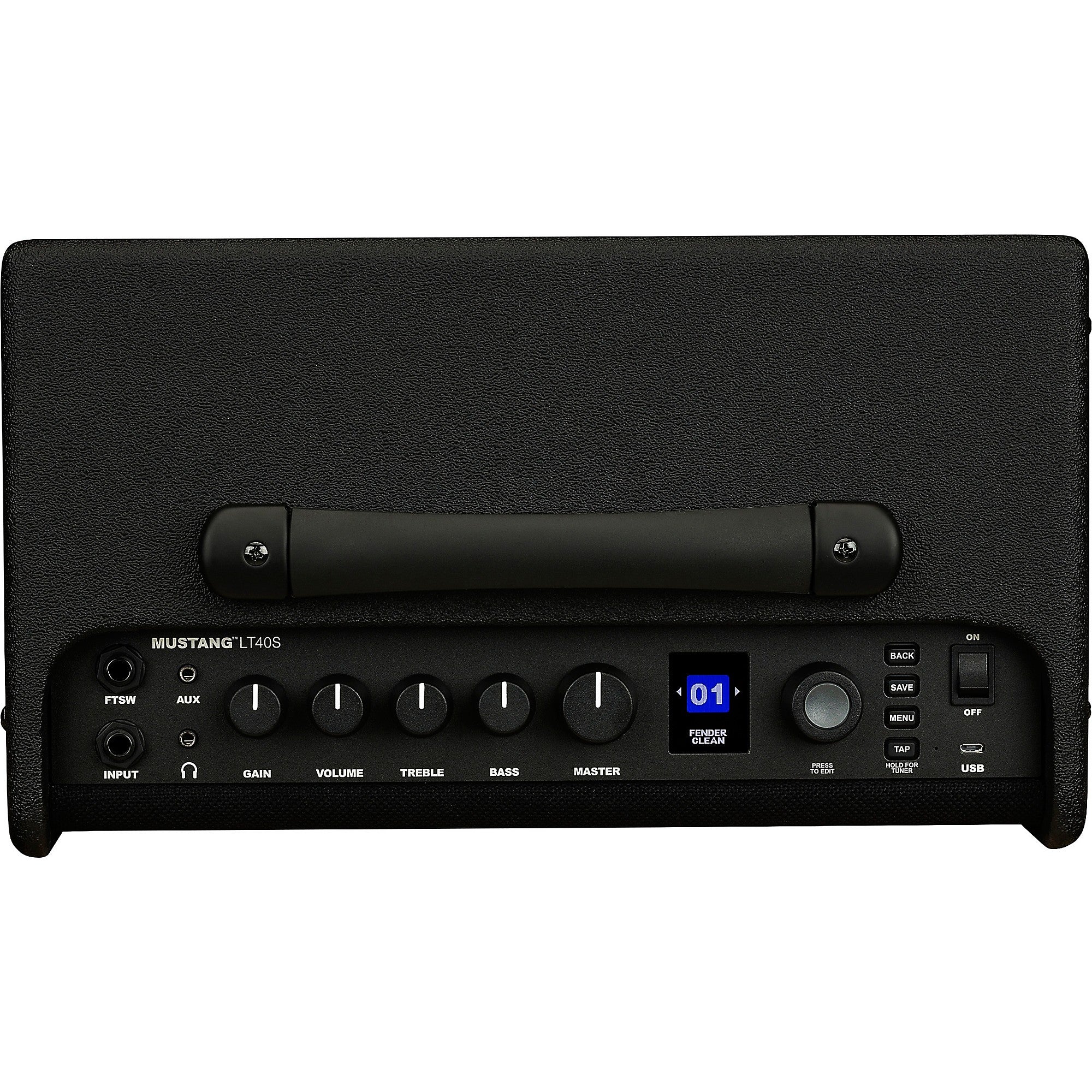 Fender Mustang LT40S 40W 2x4 Guitar Combo Amp Black
