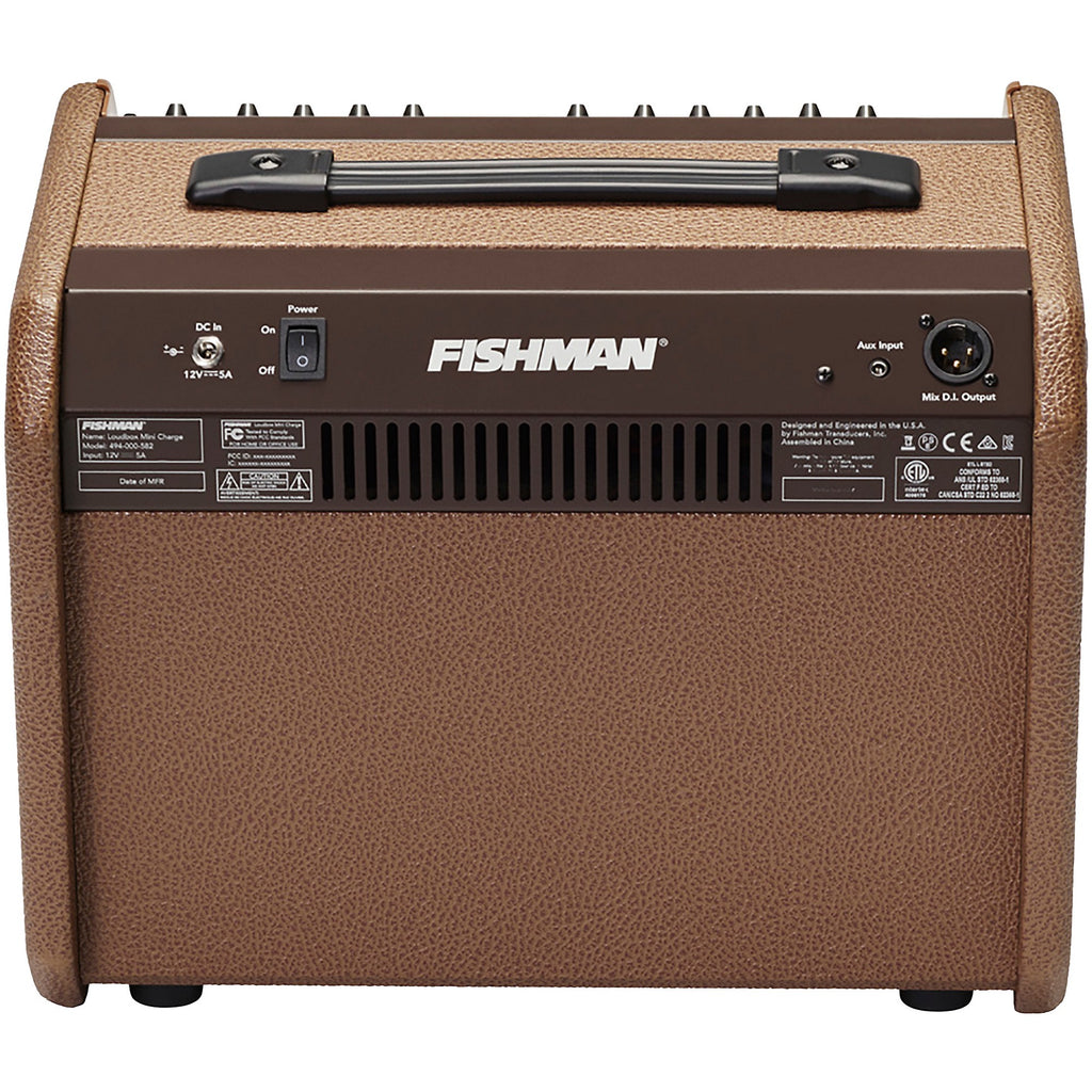 Fishman Loudbox Mini Charge 60W 1x6.5-inch Battery-Powered Acoustic Combo Amp Brown