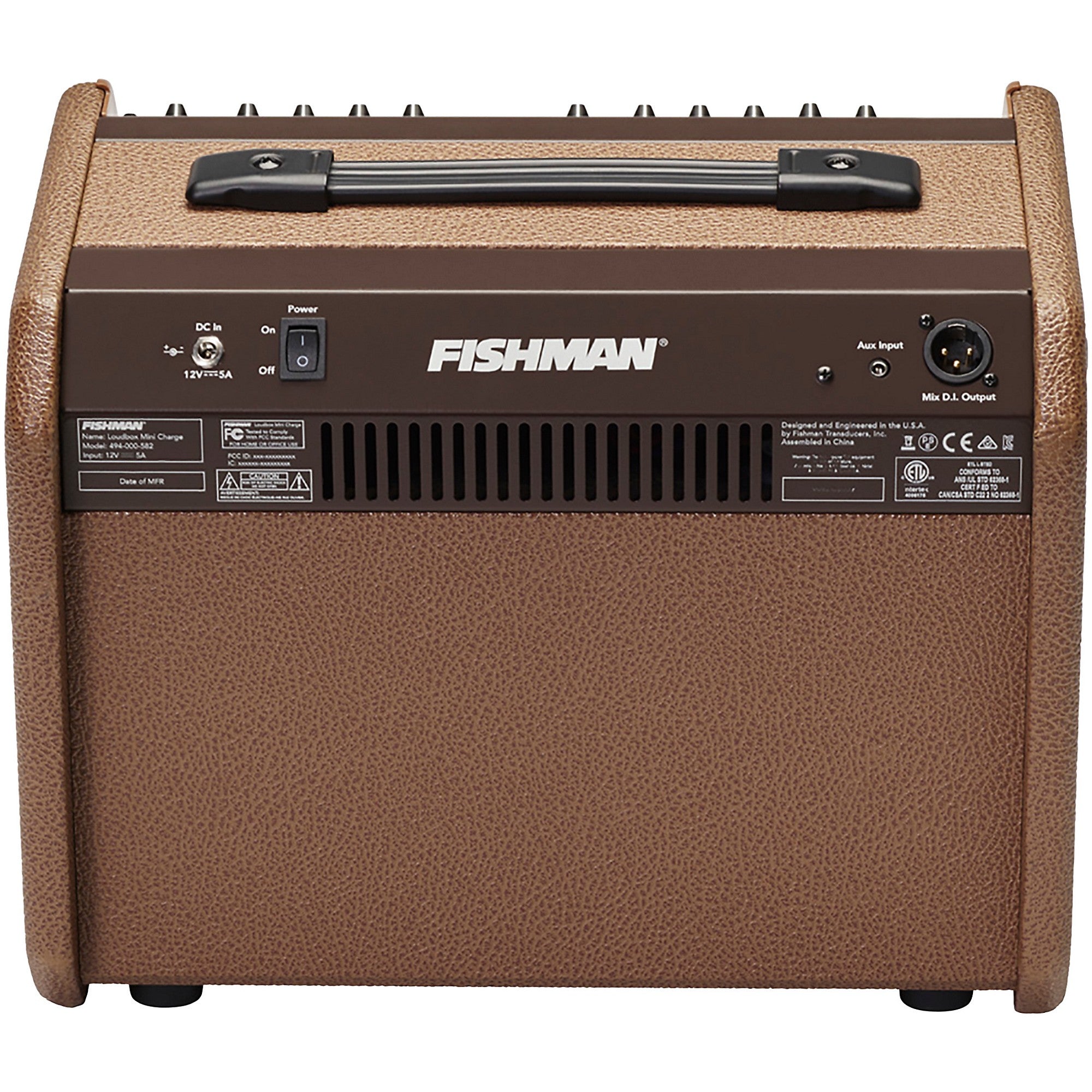 Fishman Loudbox Mini Charge 60W 1x6.5-inch Battery-Powered Acoustic Combo Amp Brown