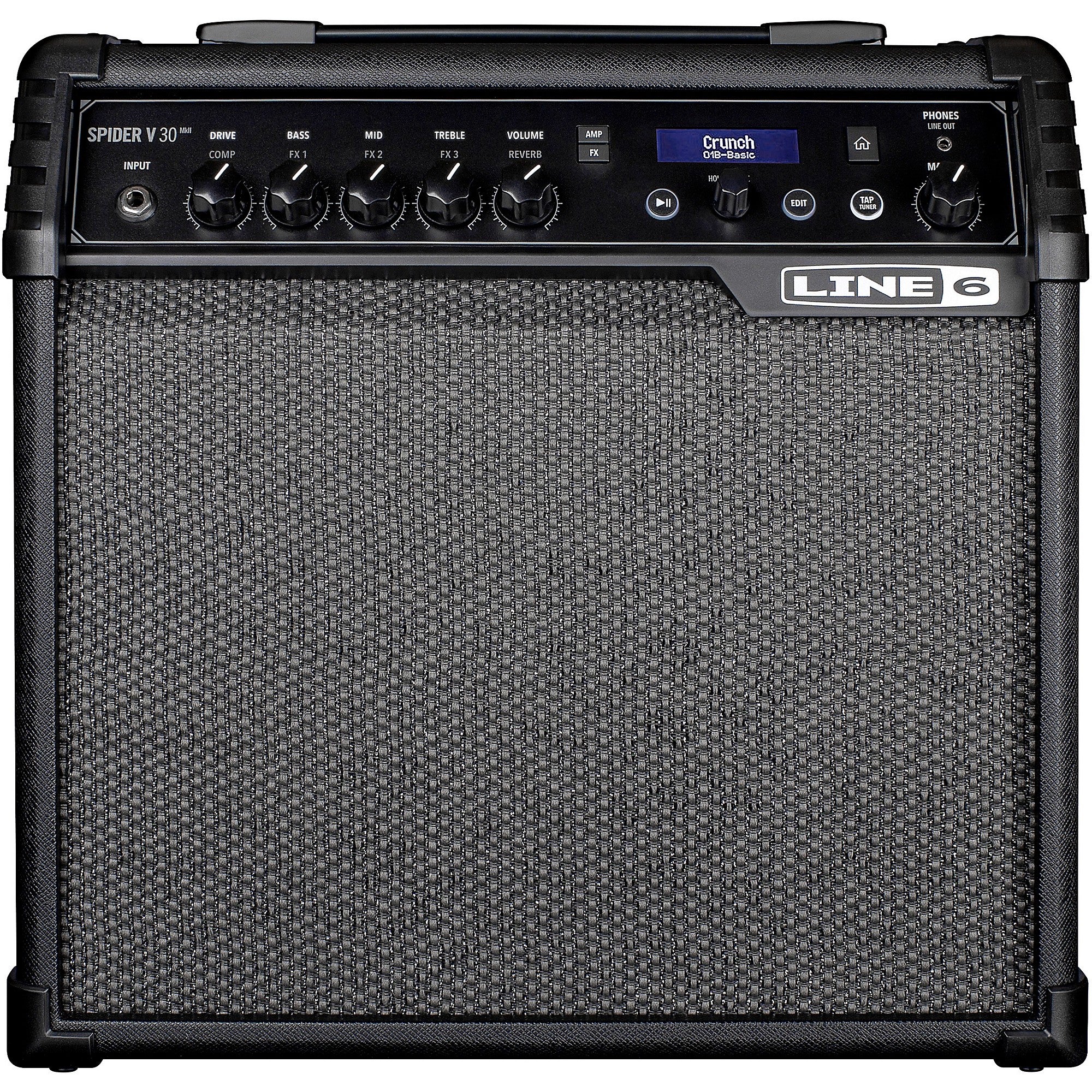 Line 6 Spider V 30 MKII 30W 1x8 Guitar Combo Amp Black