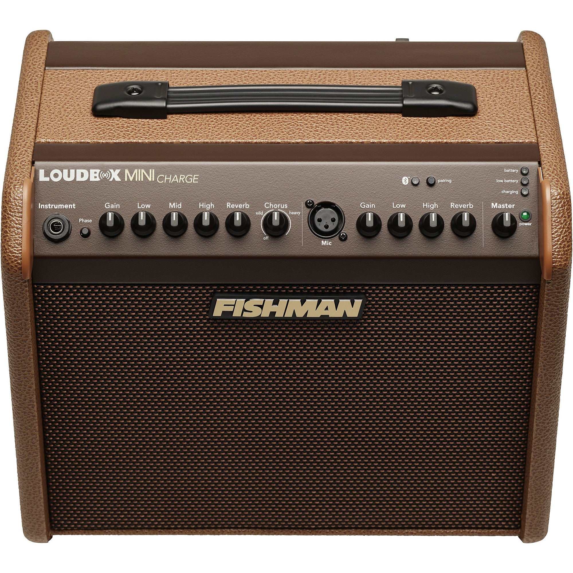 Fishman Loudbox Mini Charge 60W 1x6.5-inch Battery-Powered Acoustic Combo Amp Brown