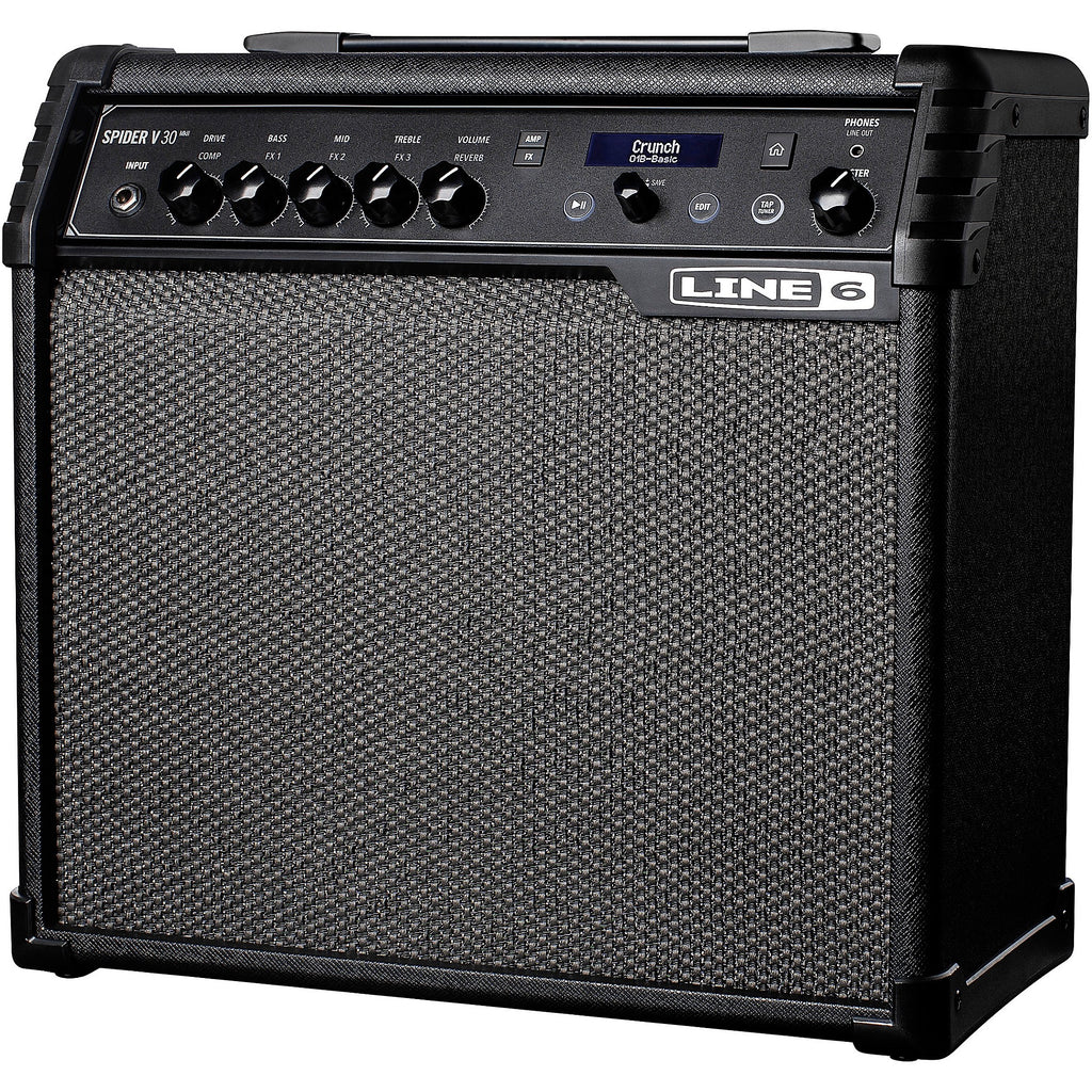 Line 6 Spider V 30 MKII 30W 1x8 Guitar Combo Amp Black