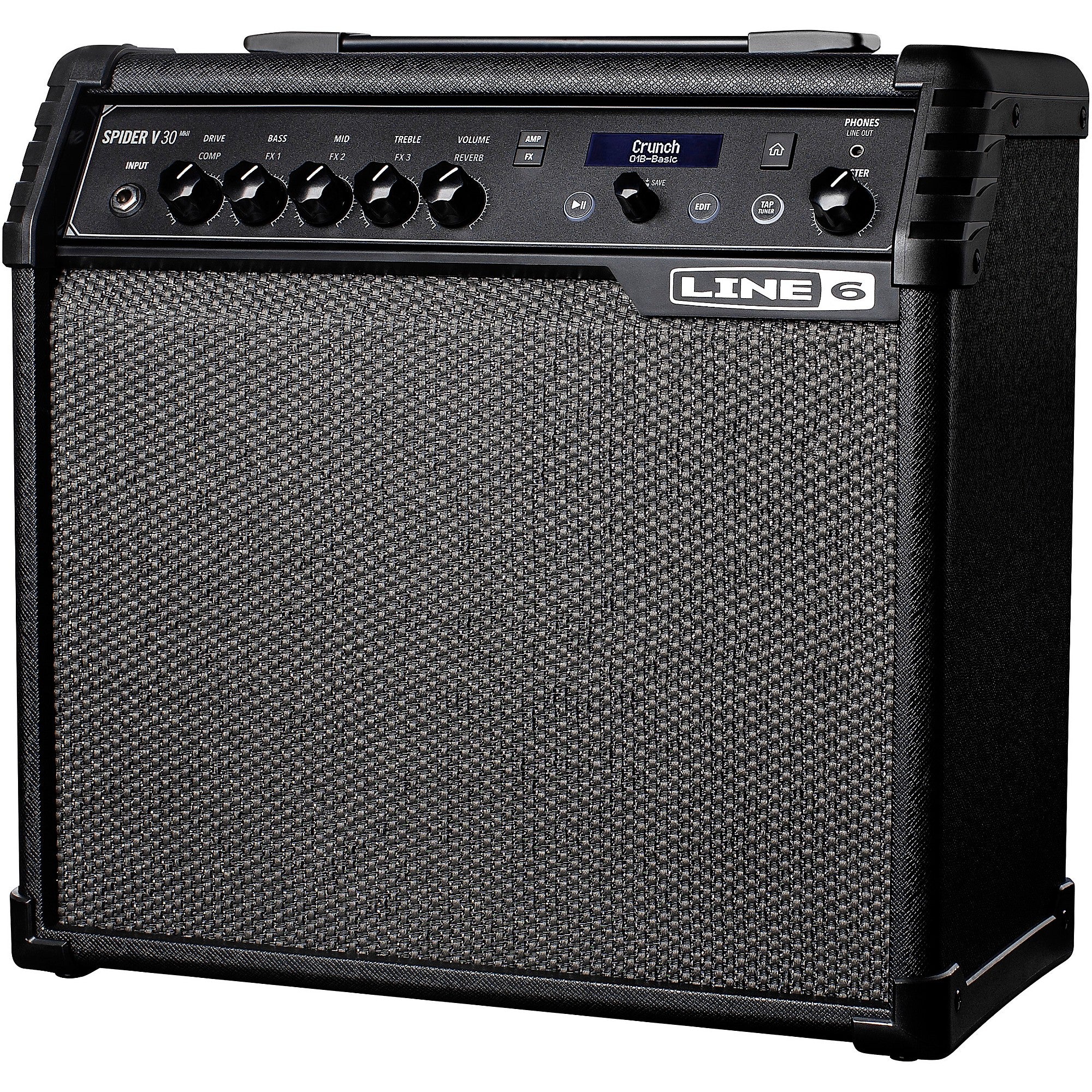 Line 6 Spider V 30 MKII 30W 1x8 Guitar Combo Amp Black