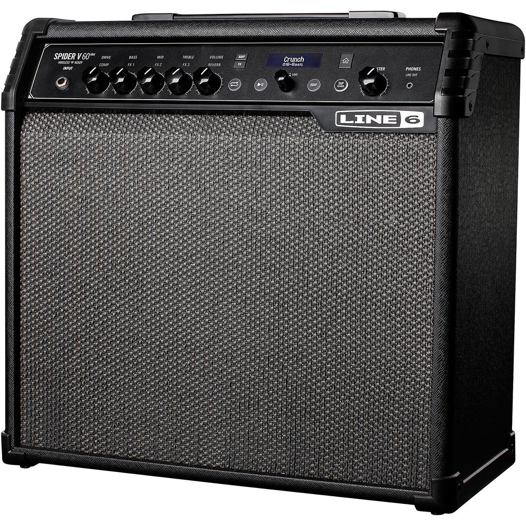 Line 6 Spider V 60 MKII 60W 1x10 Guitar Combo Amp Black