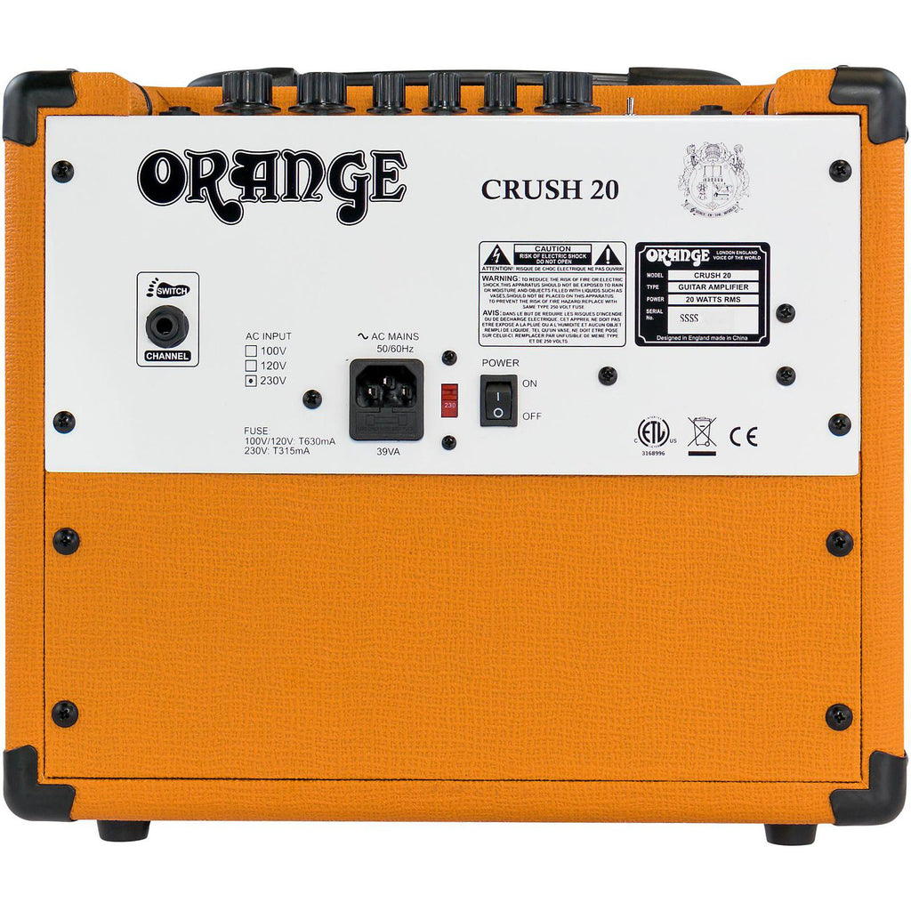 Orange Amplifiers Crush 20 20W 1x8 Guitar Combo Amp
