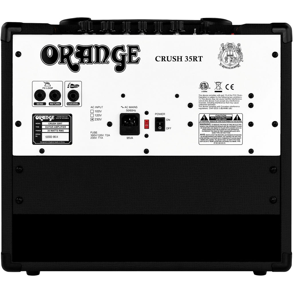 Orange Amplifiers Crush 35RT 35W 1x10 Guitar Combo Amp