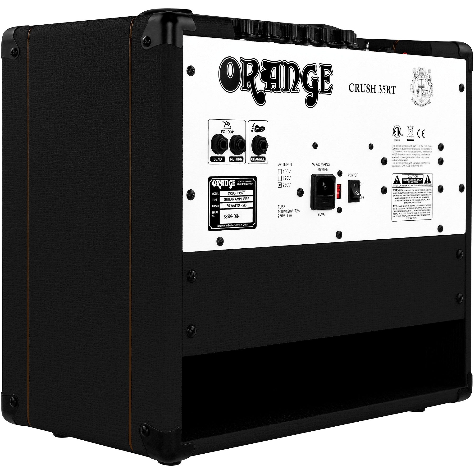 Orange Amplifiers Crush 35RT 35W 1x10 Guitar Combo Amp