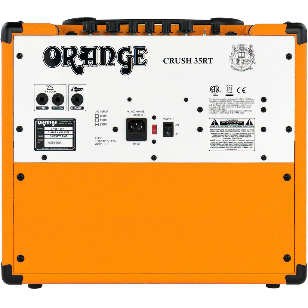 Orange Amplifiers Crush 35RT 35W 1x10 Guitar Combo Amp