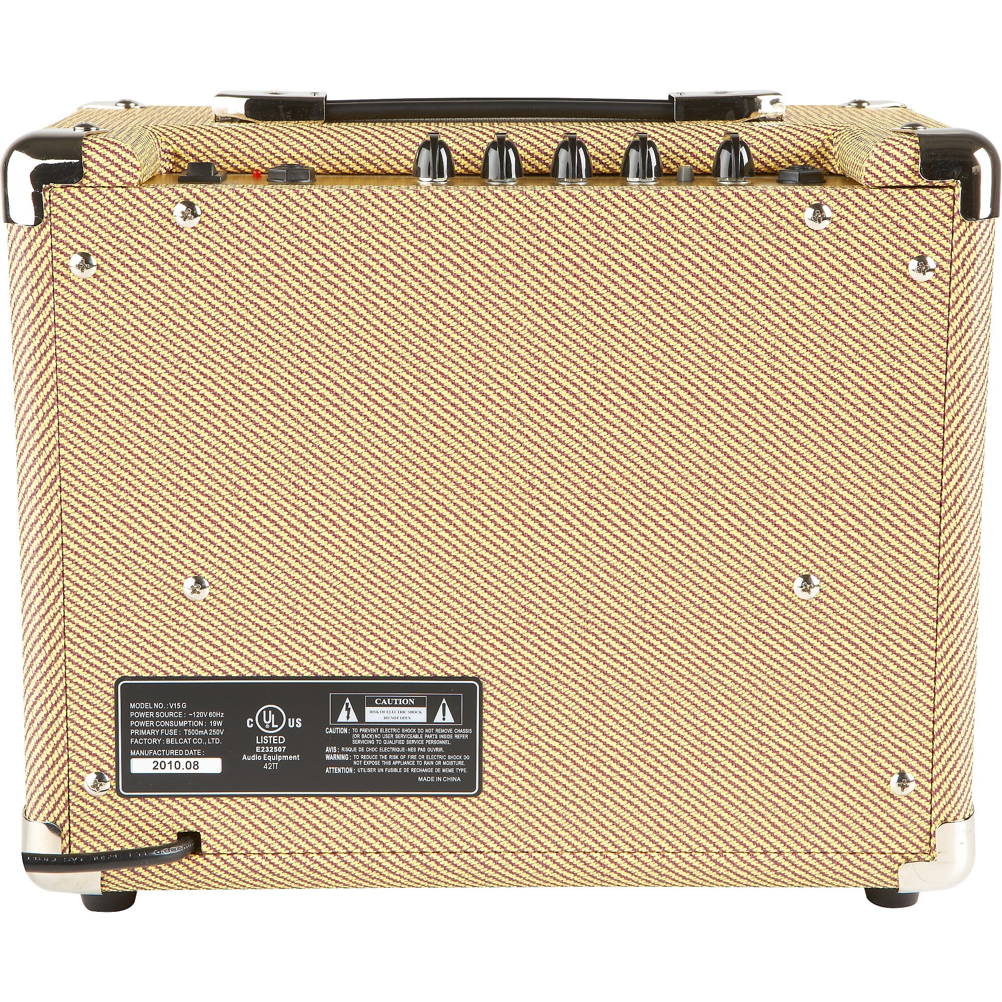 Rogue V15G 15W 1x6.5 Guitar Combo Amp Vintage Tweed