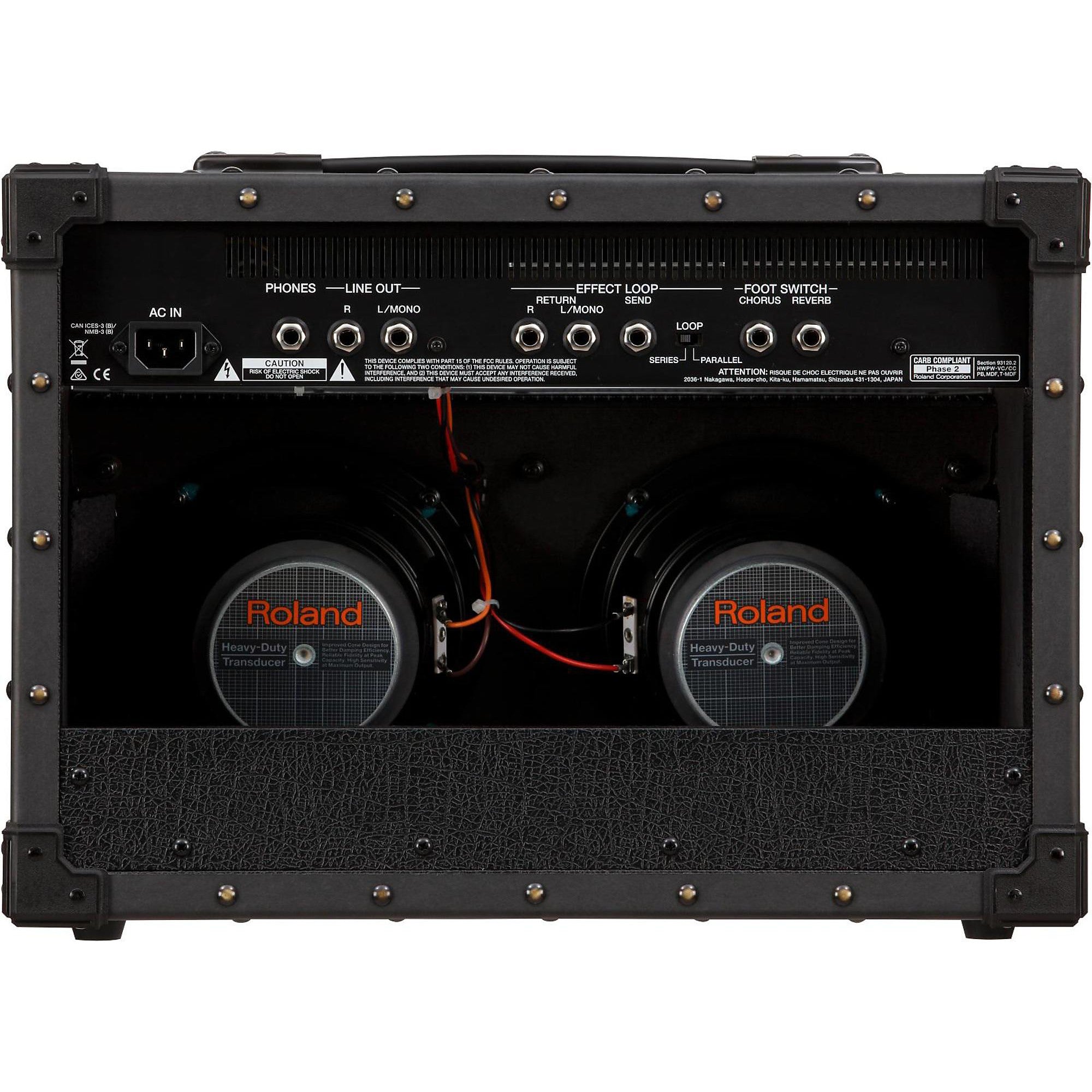 Roland JC-22 Jazz Chorus 30W 2x6.5 Guitar Combo Amplifier Black