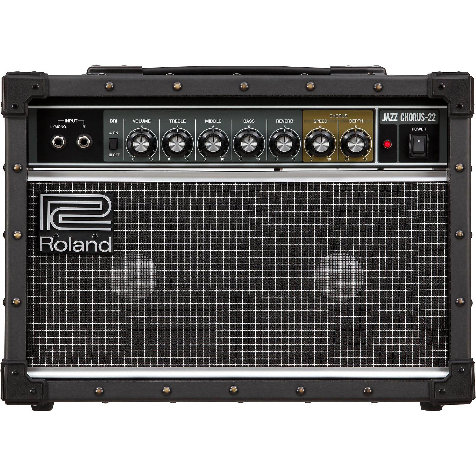 Roland JC-22 Jazz Chorus 30W 2x6.5 Guitar Combo Amplifier Black