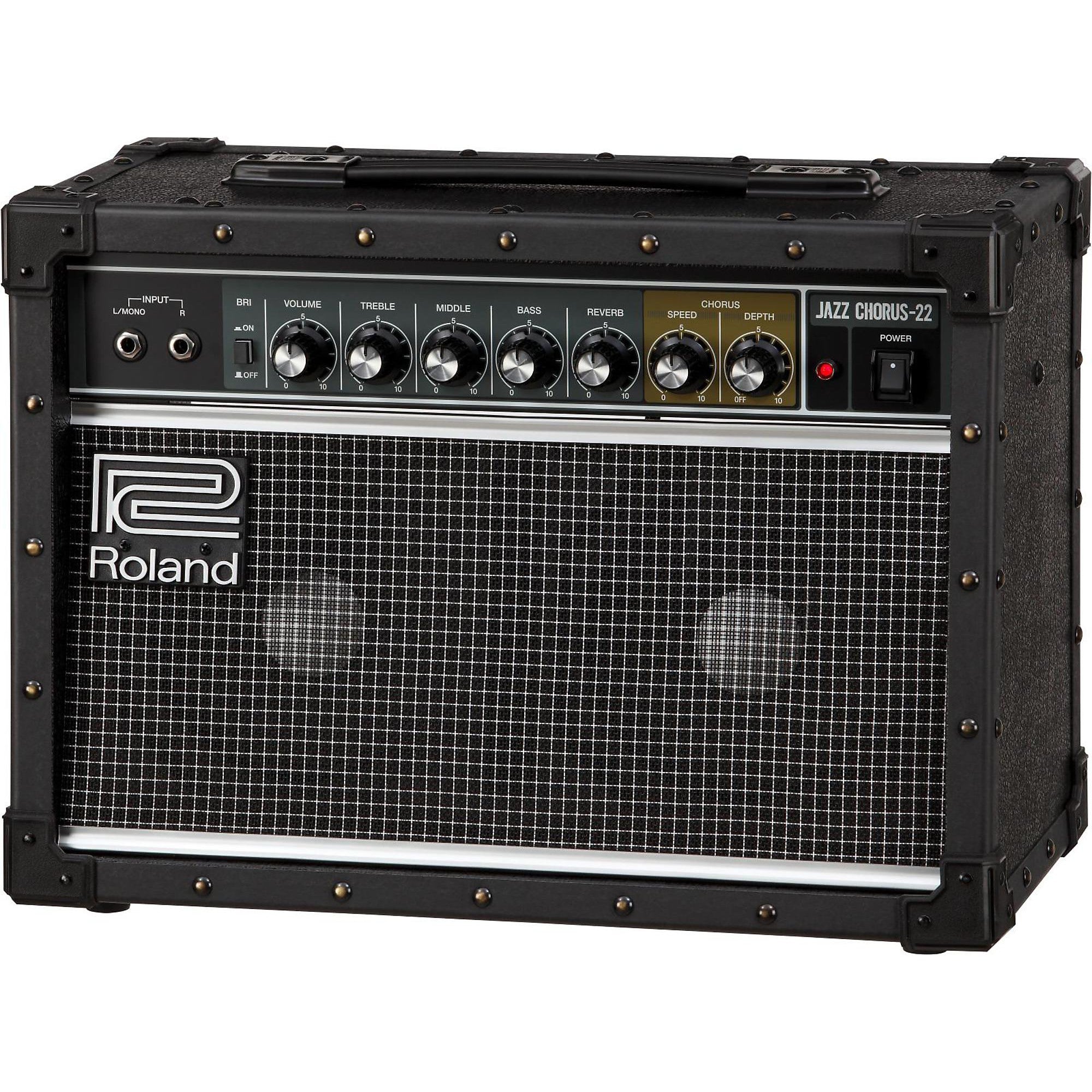 Roland JC-22 Jazz Chorus 30W 2x6.5 Guitar Combo Amplifier Black