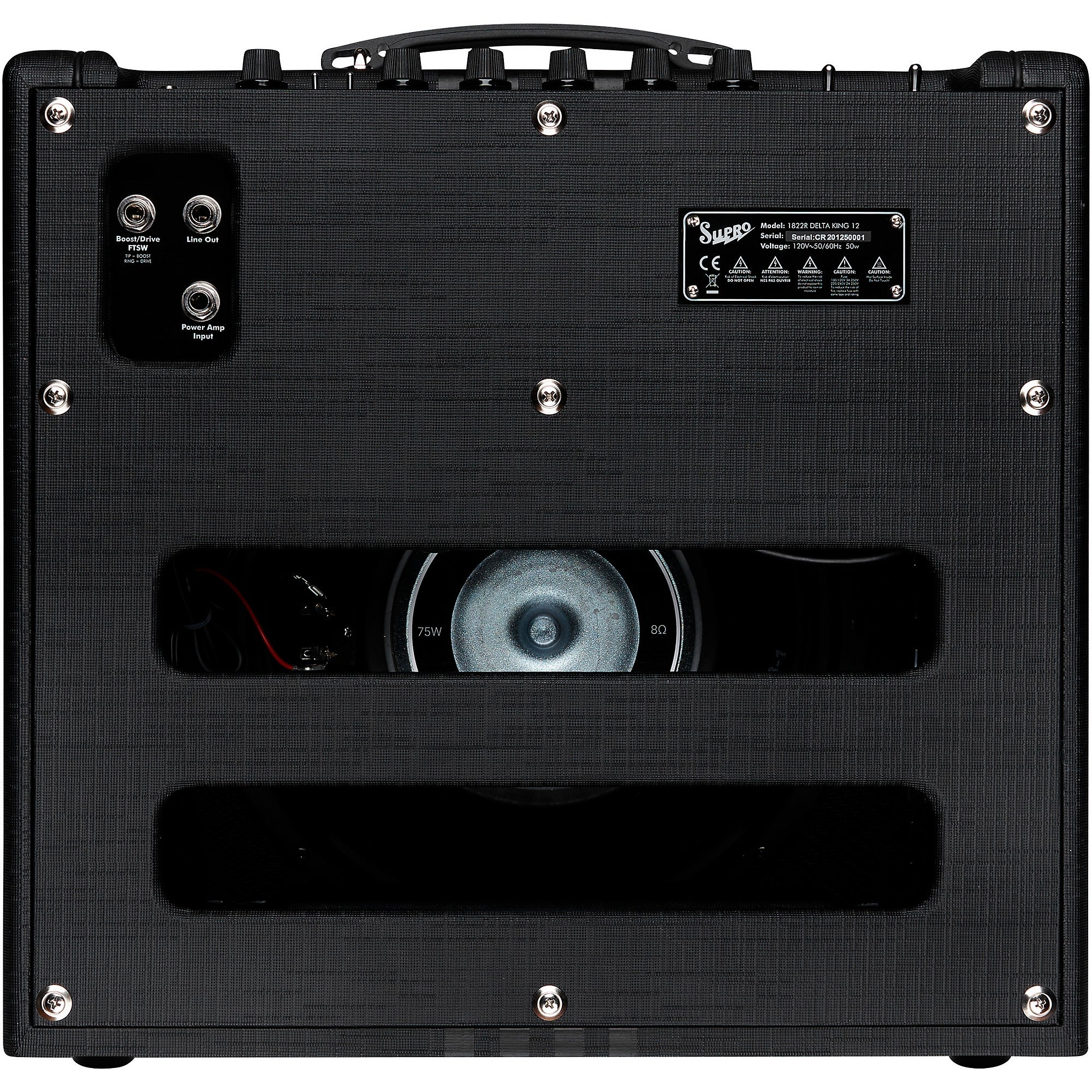 Supro 1822 Delta King 12 15W 1x12 Tube Guitar Amp Black