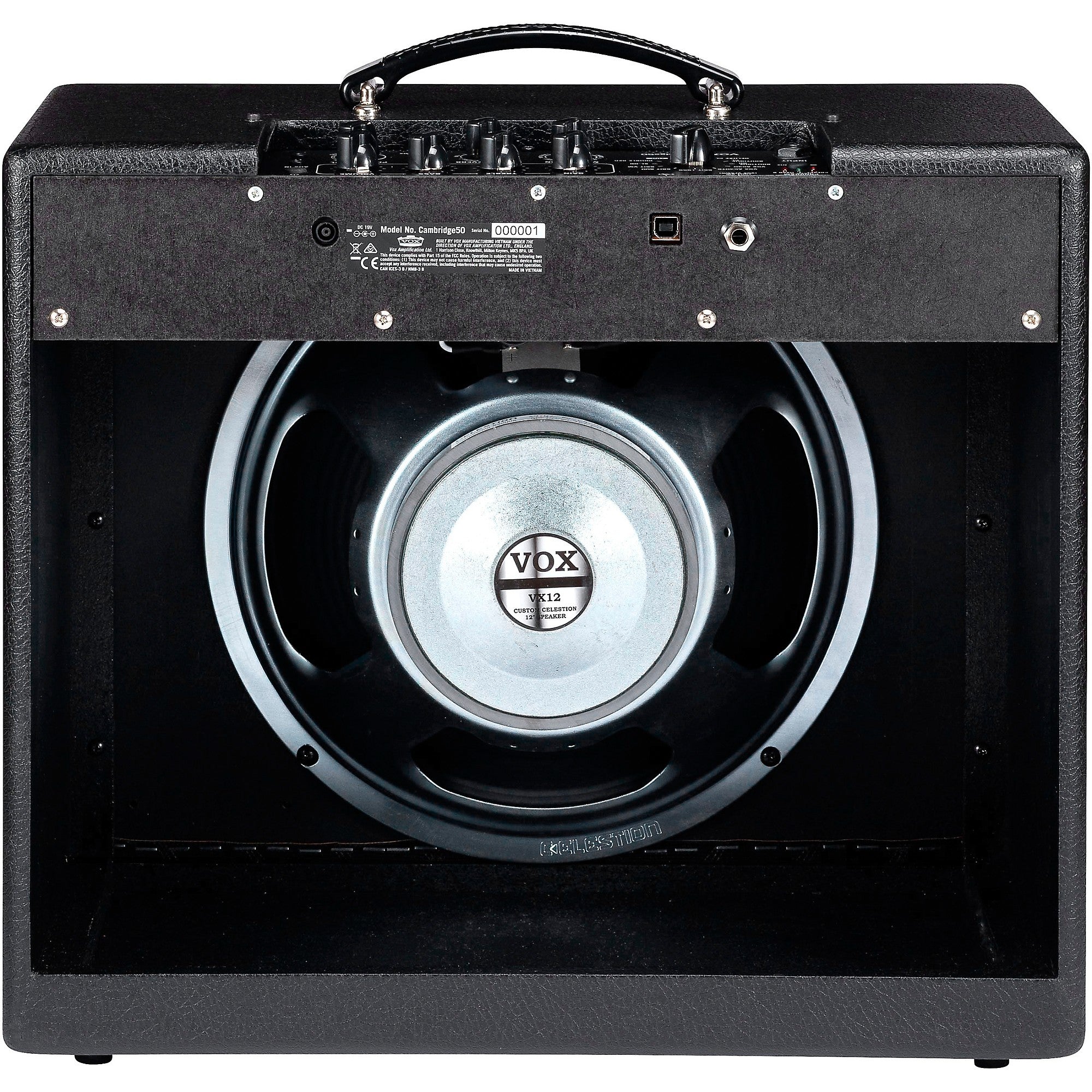 VOX Cambridge50 50W 1x12-inch Tube Hybrid Guitar Combo Amp Black