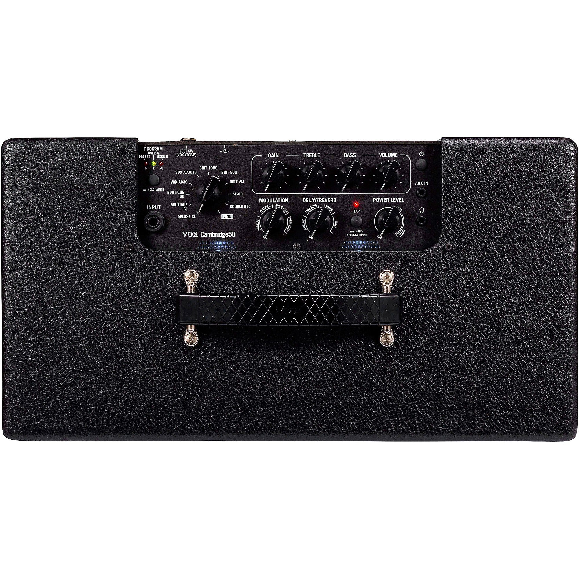 VOX Cambridge50 50W 1x12-inch Tube Hybrid Guitar Combo Amp Black