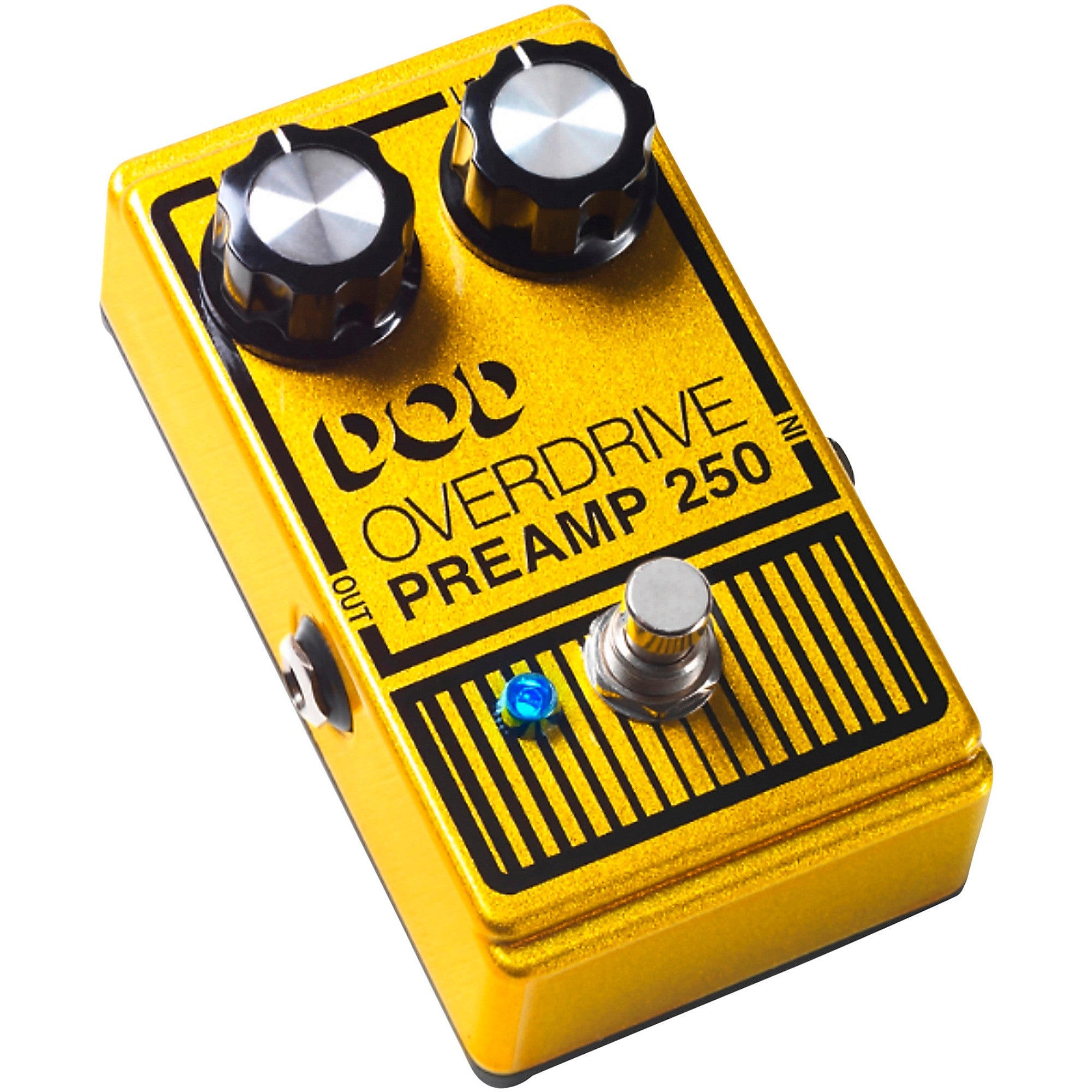 DOD Analog Overdrive Preamp 250 Guitar Effects Pedal with True-Bypass and LED