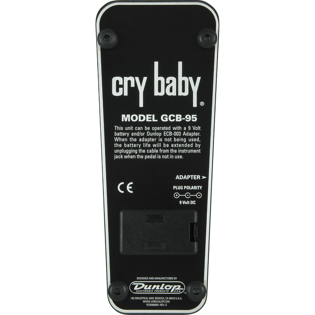 Dunlop Original Cry Baby Wah Effects Pedal