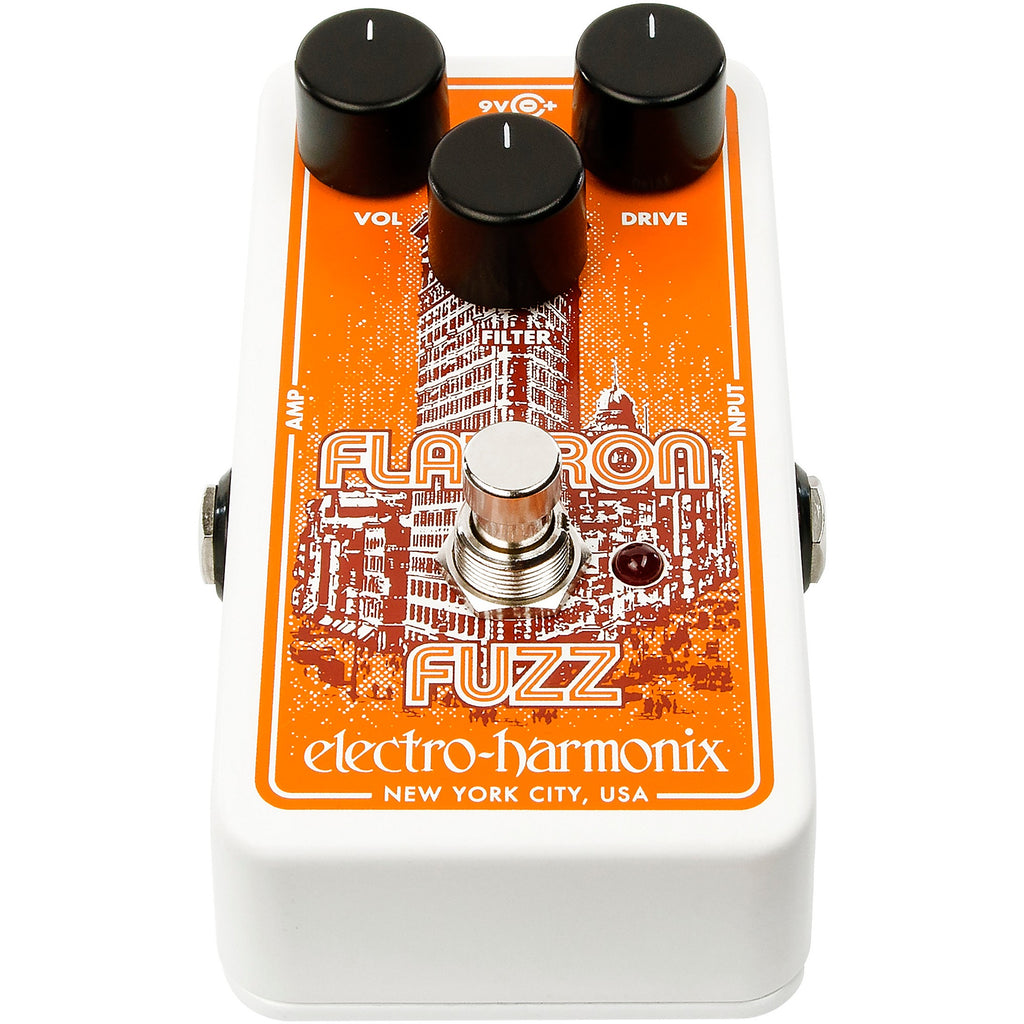 Electro-Harmonix Flatiron Fuzz Op-Amp Powered Fuzz/Distortion Effects Pedal