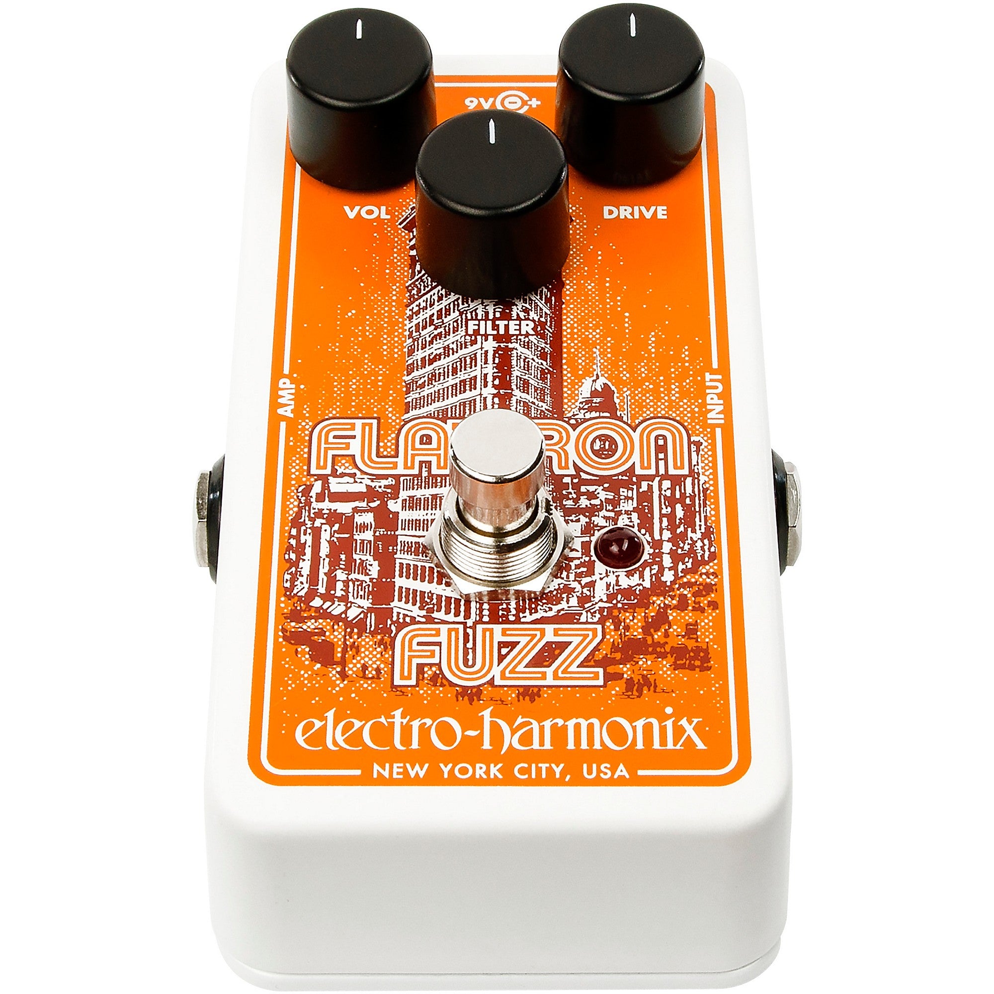 Electro-Harmonix Flatiron Fuzz Op-Amp Powered Fuzz/Distortion Effects Pedal