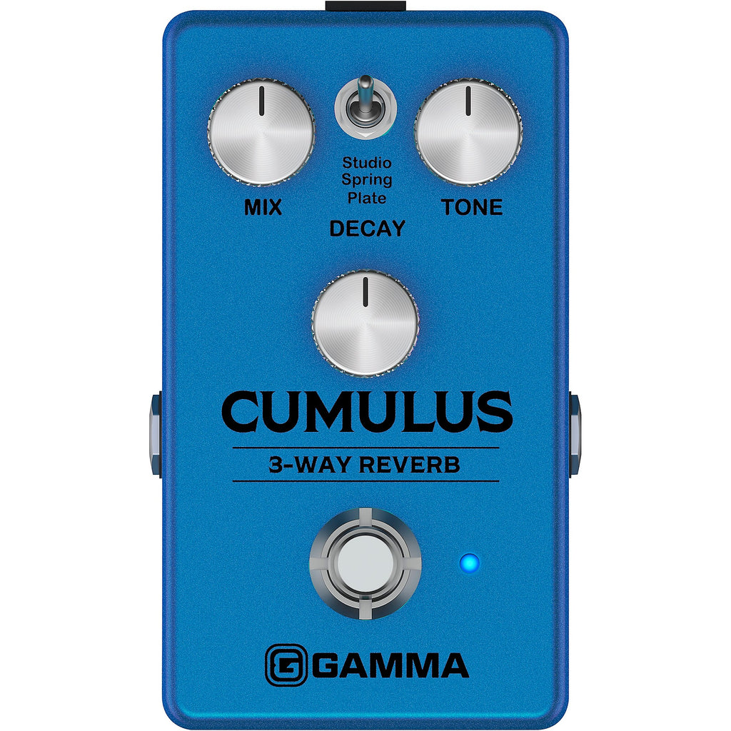 GAMMA Cumulus 3-Way Reverb Effects Pedal