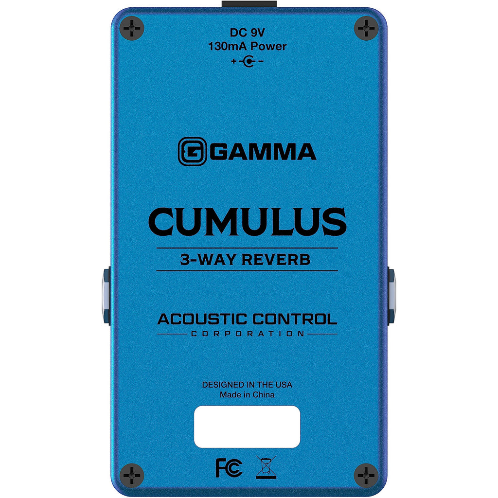 GAMMA Cumulus 3-Way Reverb Effects Pedal