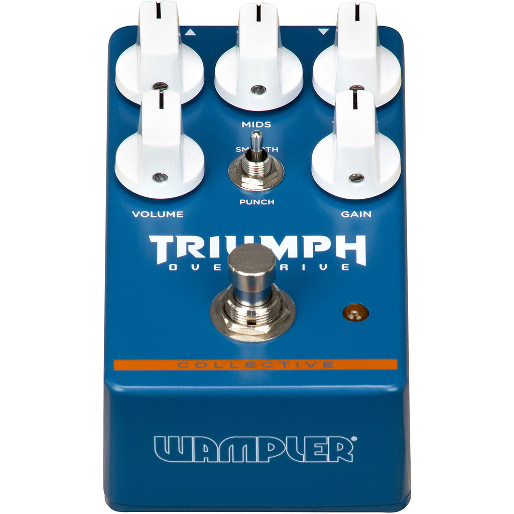 Wampler Collective Triumph Overdrive Effects Pedal Blue