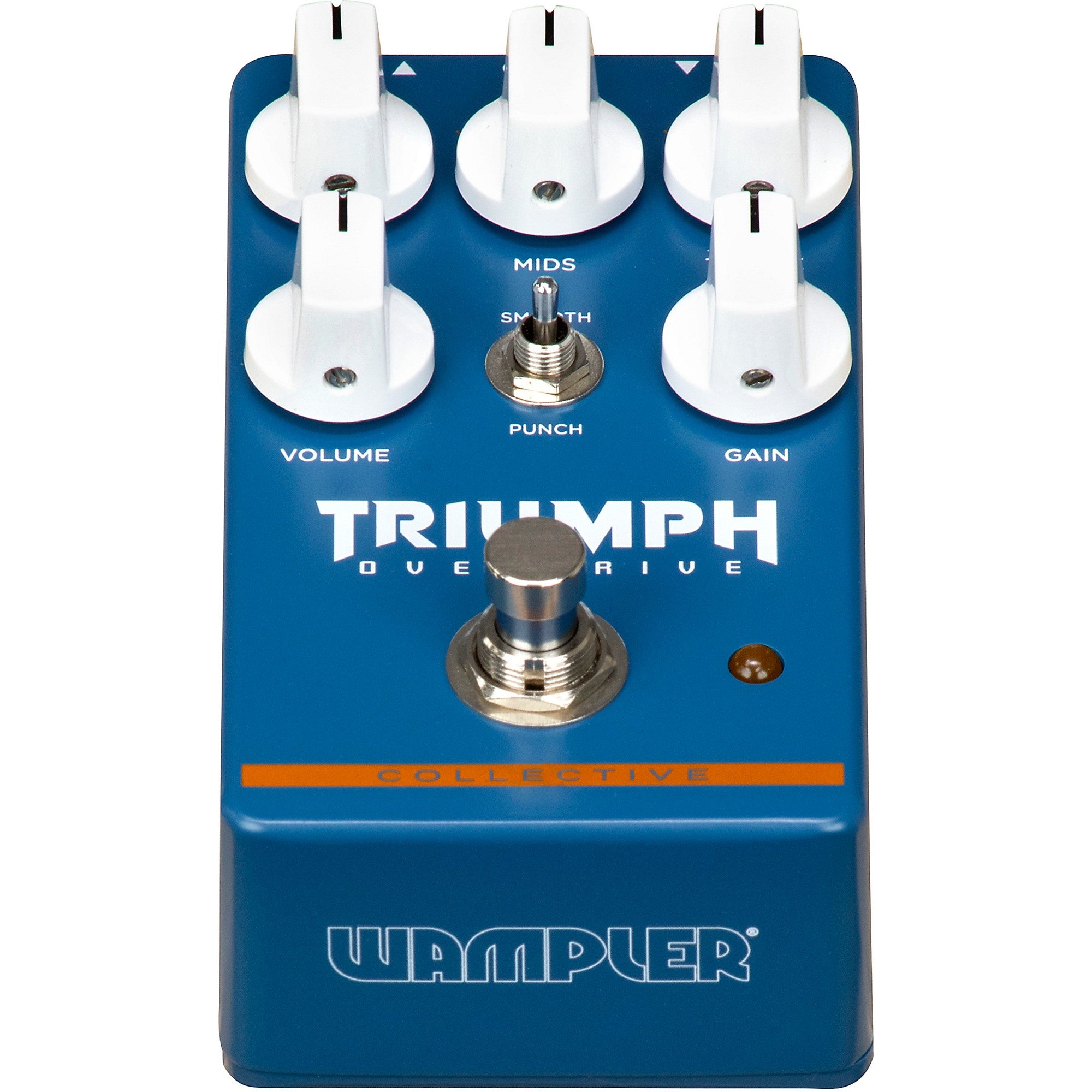 Wampler Collective Triumph Overdrive Effects Pedal Blue