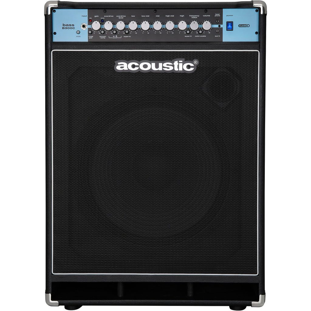 Acoustic B300C 1X15 300W Bass Combo With Tilt-Back Cabinet