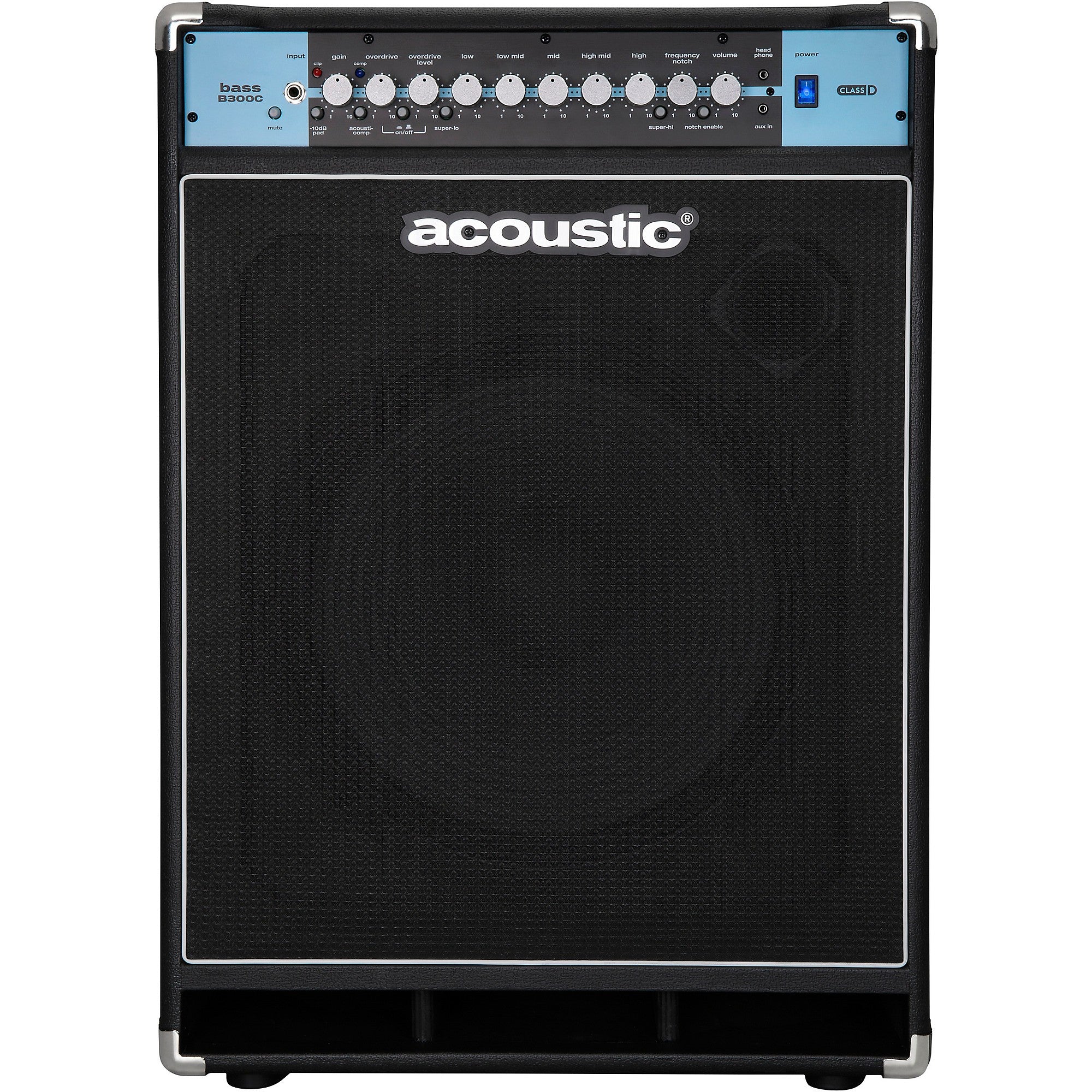 Acoustic B300C 1X15 300W Bass Combo With Tilt-Back Cabinet