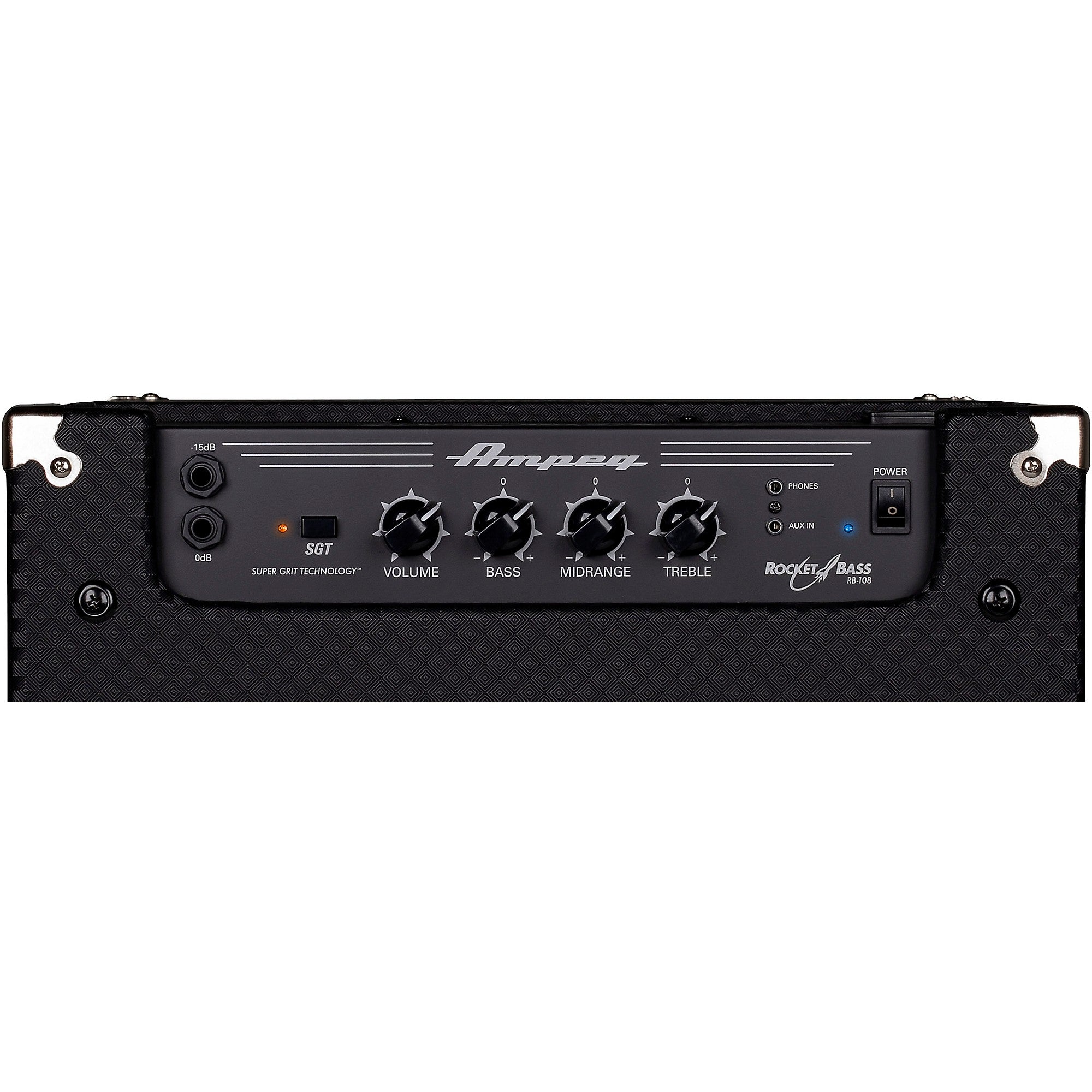 Ampeg Rocket Bass RB-108 1x8 30W Bass Combo Amp Black and Silver