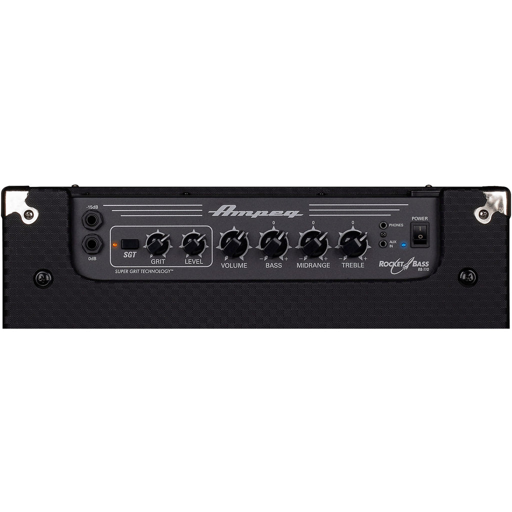 Ampeg Rocket Bass RB-110 1x10 50W Bass Combo Amp Black and Silver