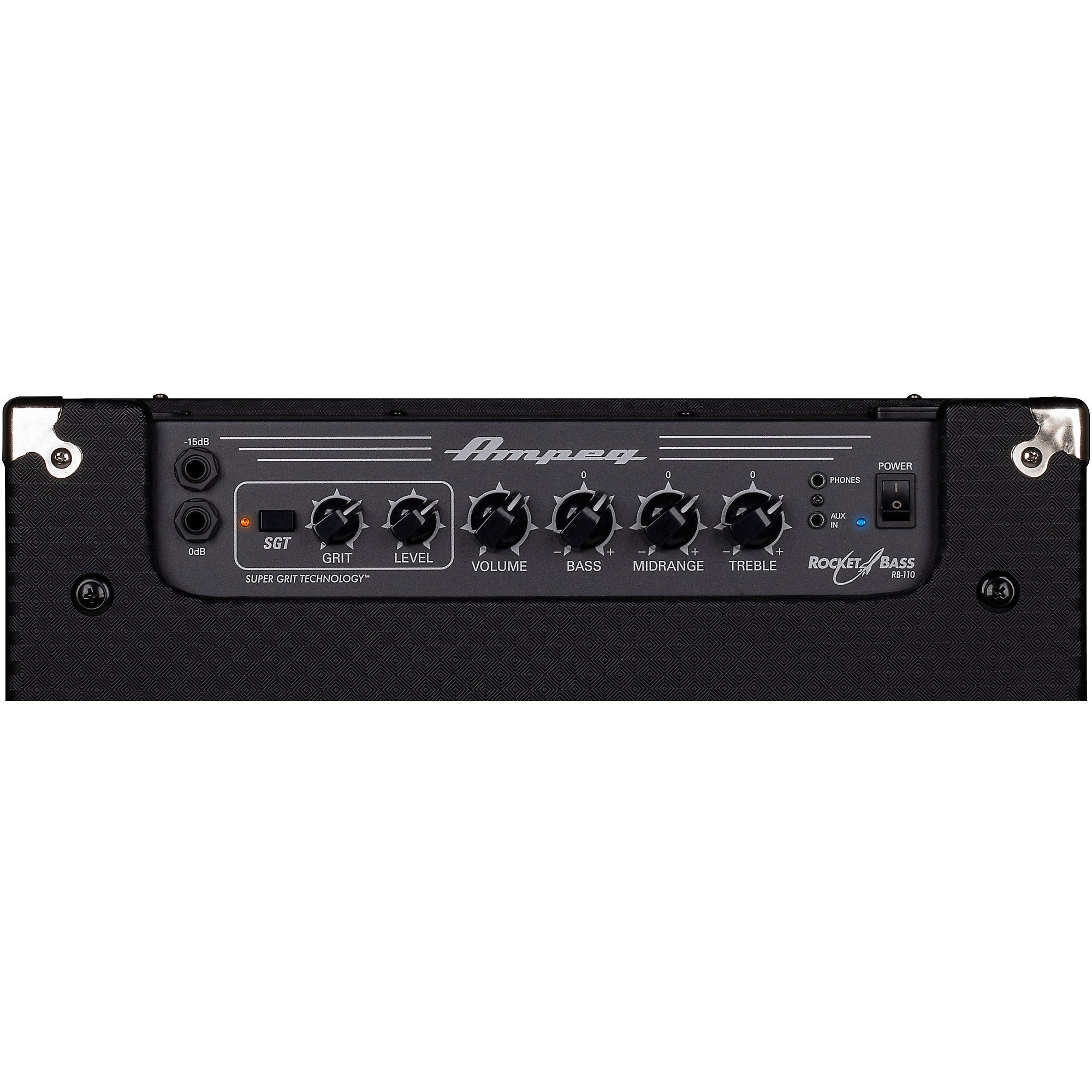 Ampeg Rocket Bass RB-110 1x10 50W Bass Combo Amp Black and Silver