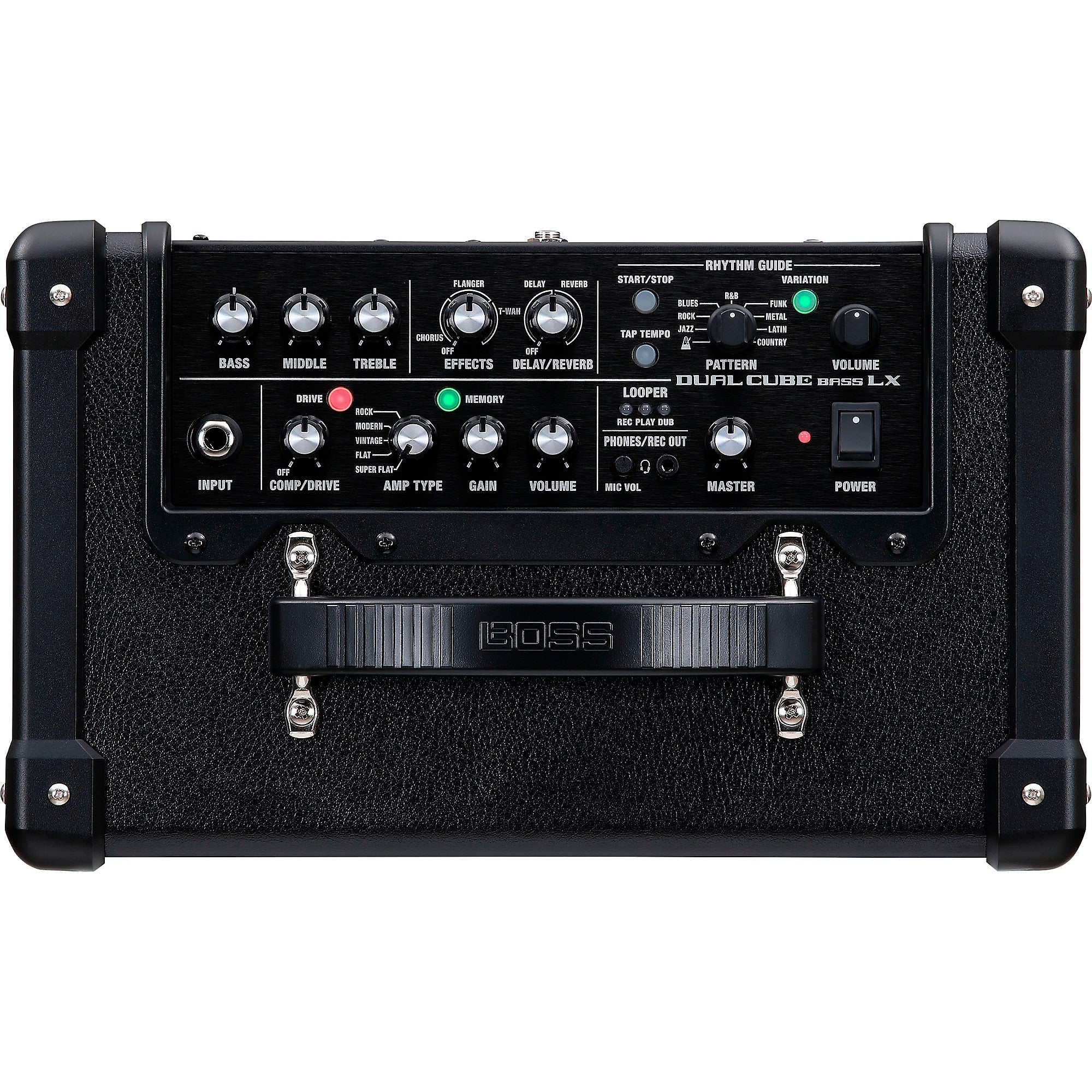 BOSS Dual Cube BASS LX Bass Combo Amplifier Black