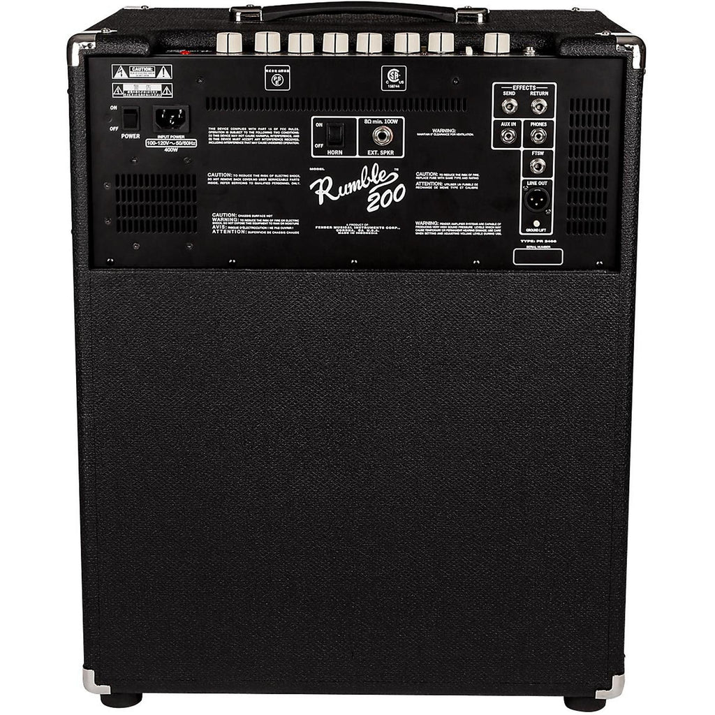 Fender Rumble 200 1x15 200W Bass Combo Amp