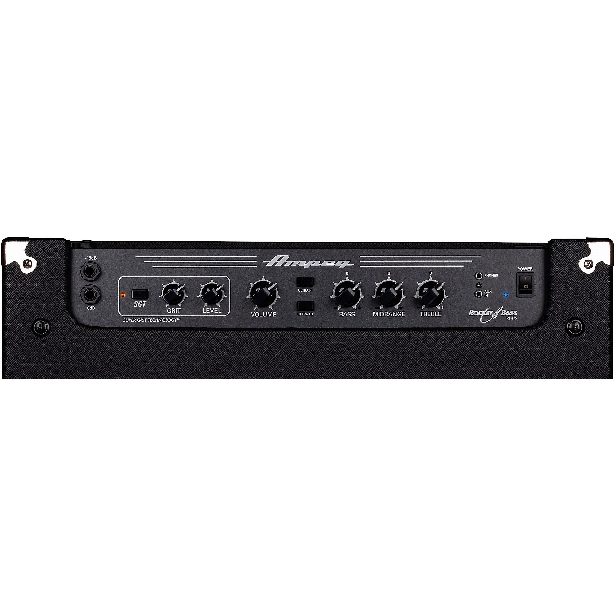 Ampeg Rocket Bass RB-115 1x15 200W Bass Combo Amp Black and Silver